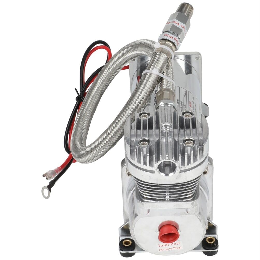 STAYTOP 12V 200 PSI Heavy Duty On-Board Air Compressor for Train Horns & Air Suspension - Perfect for Trucks, Jeeps & Off-Road Vehicles