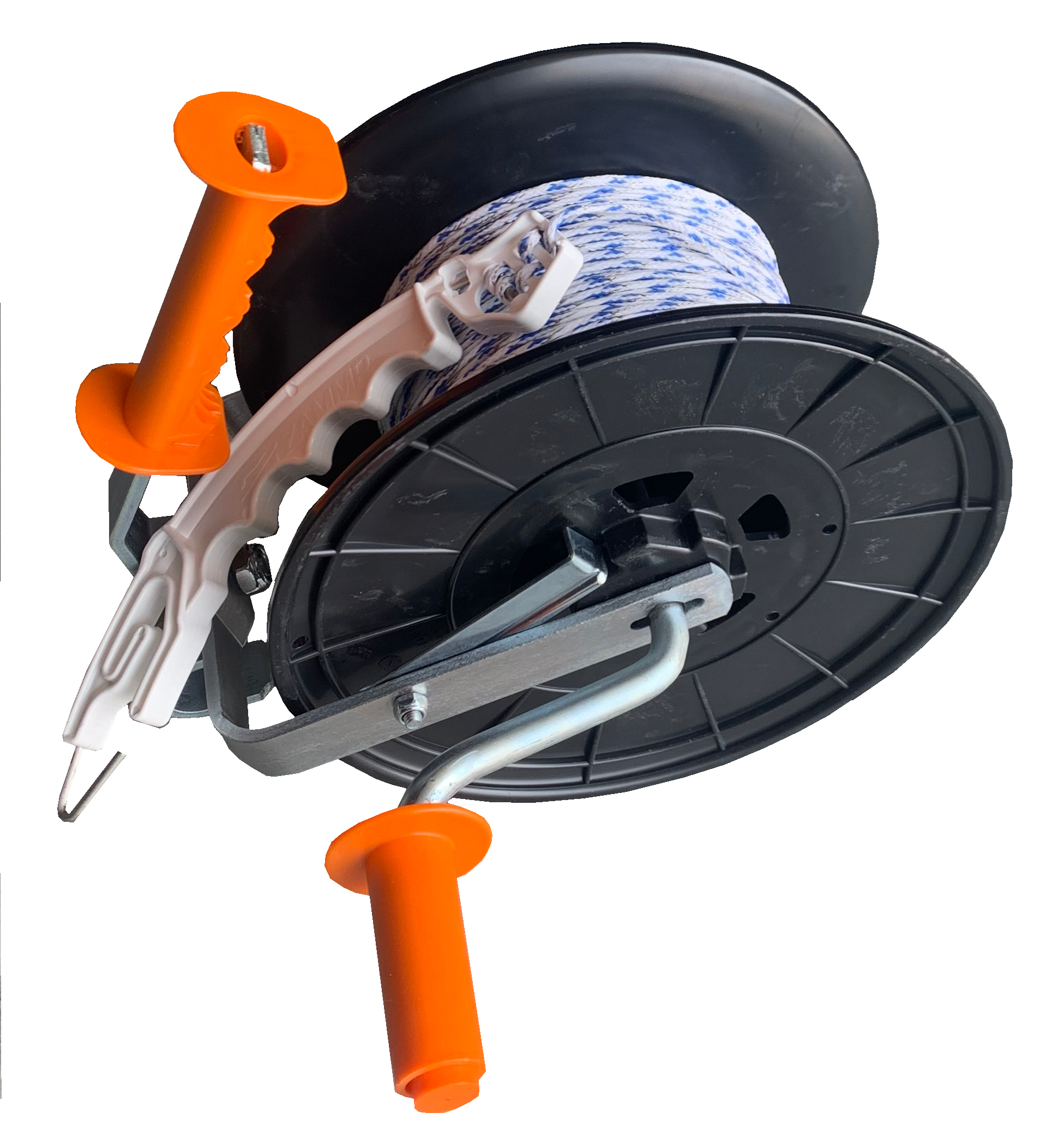Gallagher Econo Reel with Turbo Braid 328' - Preloaded Fishing Reel with Zammr Handle for Freshwater & Saltwater Angling - Perfect for Bass, Trout, and Inshore Fishing