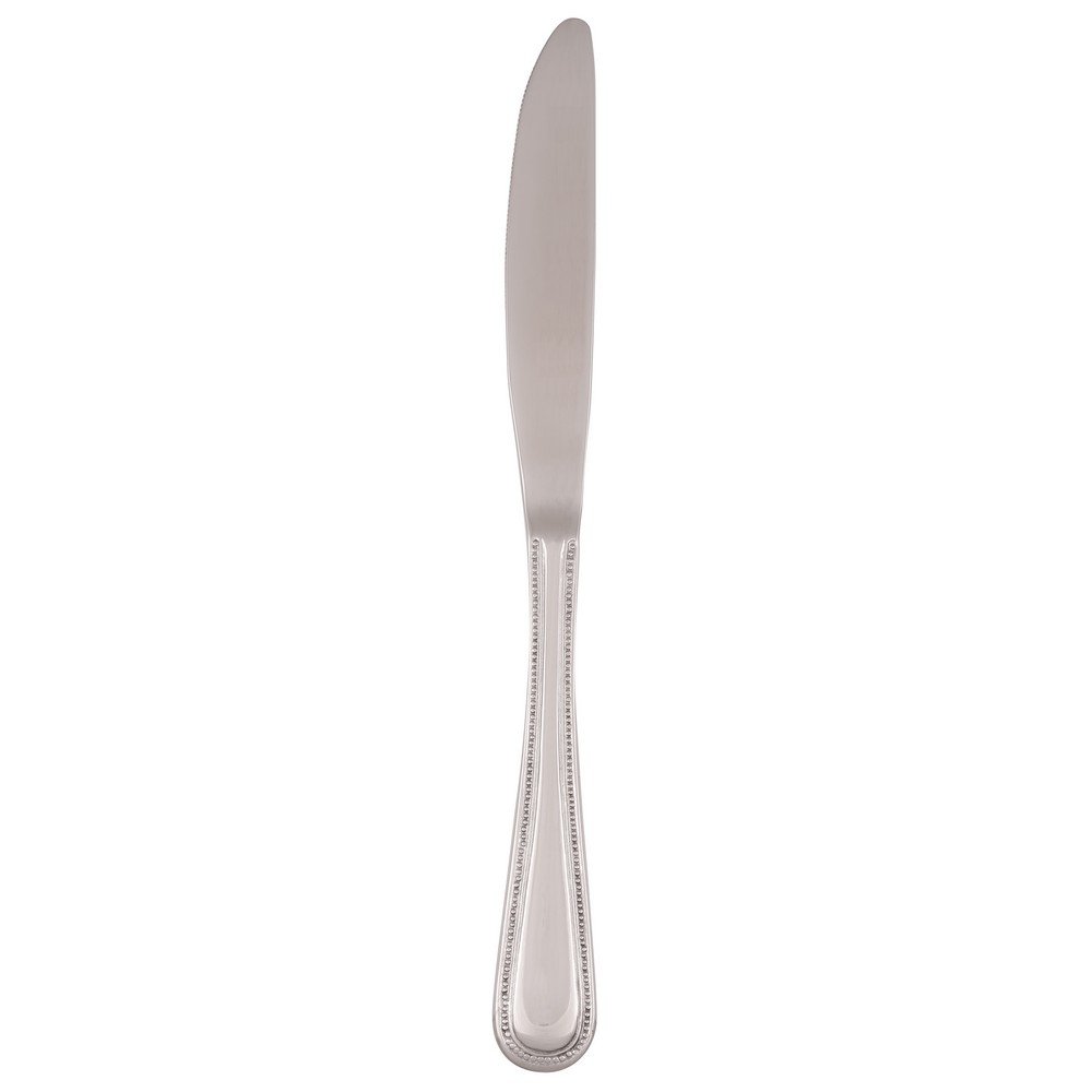 10 Strawberry Street Pearl Dinner Knife Set of 6 - Premium Stainless Steel Cutlery for Formal Dining, Wedding Registry & Holiday Entertaining