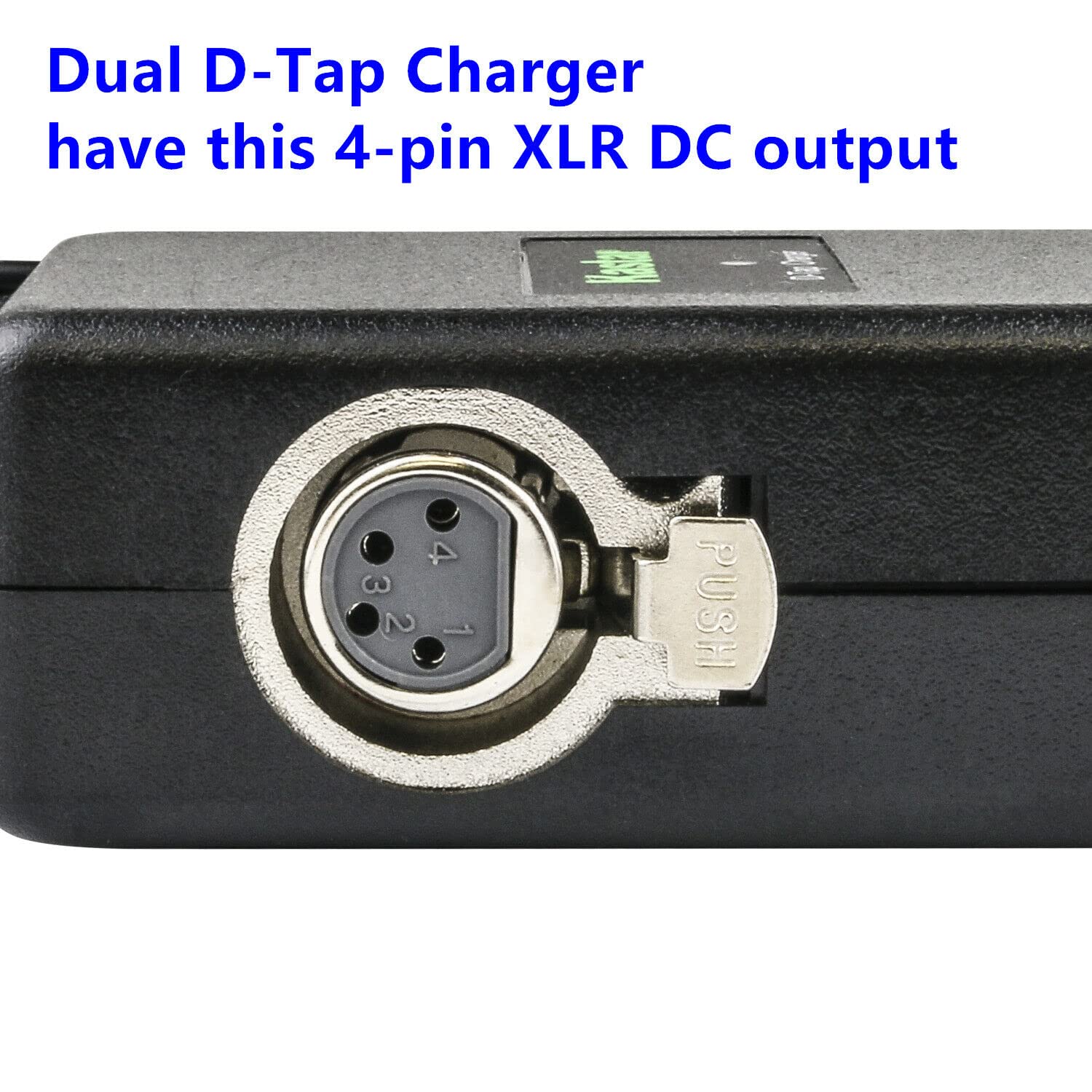 Kastar BP-C160 Gold Mount Battery & Dual D-Tap Charger - Compatible with RED DSMC2 Dragon-X, Scarlet-W & AJA Cion Cameras | Professional Cinema Power Solution for On-Location Shooting & Studio Production