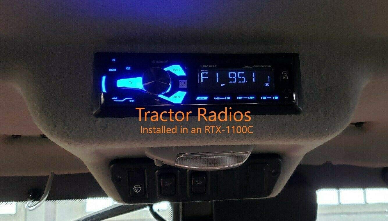 Kubota Tractor Stereo Radio with MP3 Player, AM/FM, USB, Aux, Bluetooth & Remote - Compatible with RTV-1100, RTX-1100C, B2650, RTV, RTX Models - Perfect for Farming, Construction & Outdoor Work