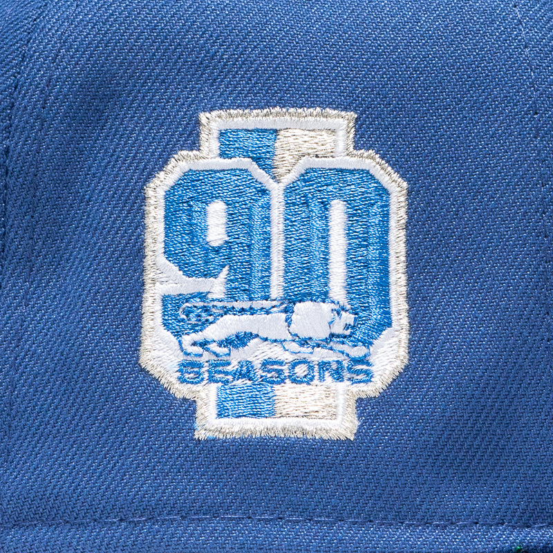 New Era Detroit Lions 59FIFTY Fitted Cap - Indigo Blue Snapback Hat for NFL Football Fans & Streetwear Style