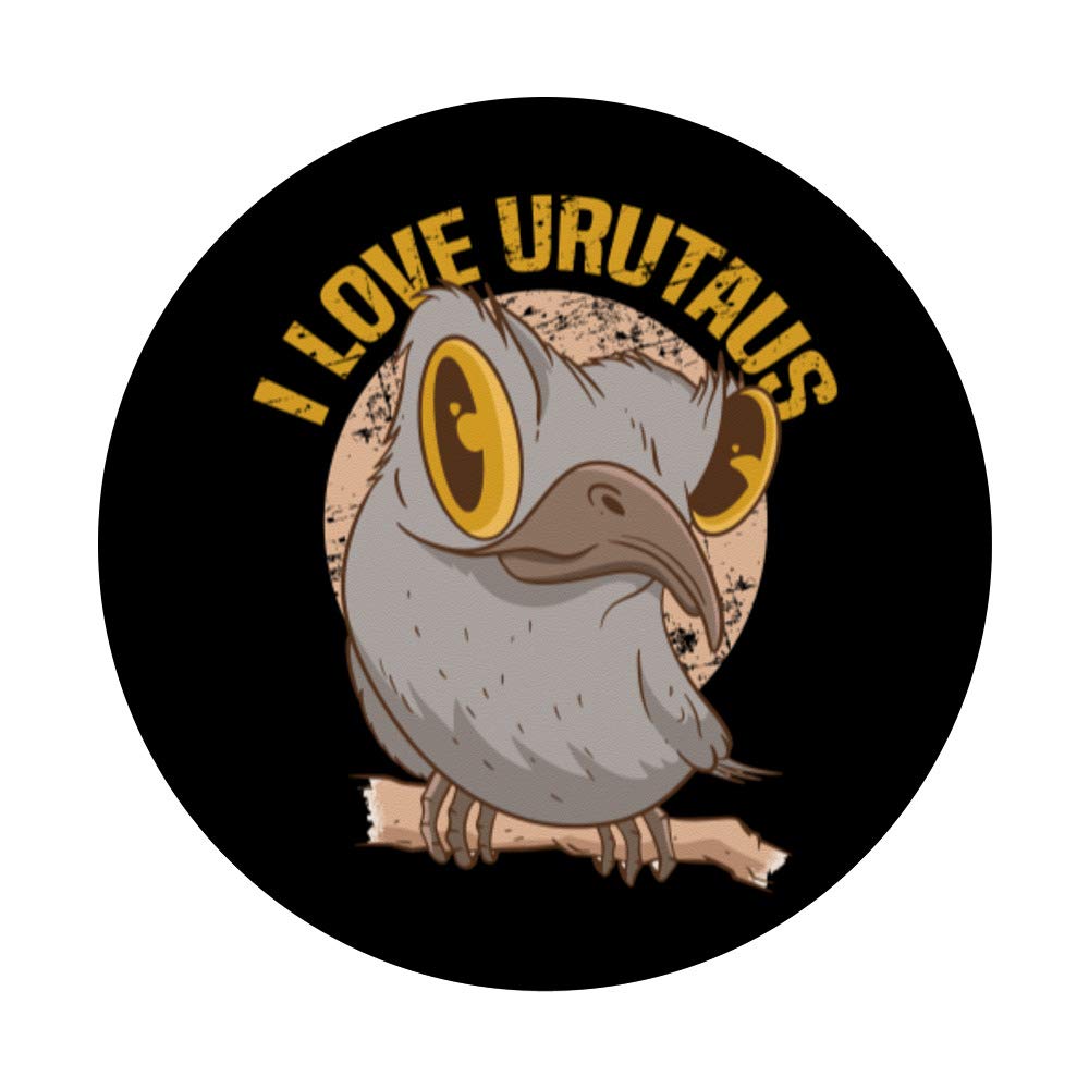 Urutau Potoo Phone Grip & Stand - PopSockets-Compatible Holder for iPhone, Samsung, Tablets - Perfect for Gaming, Selfies, and Hands-Free Viewing