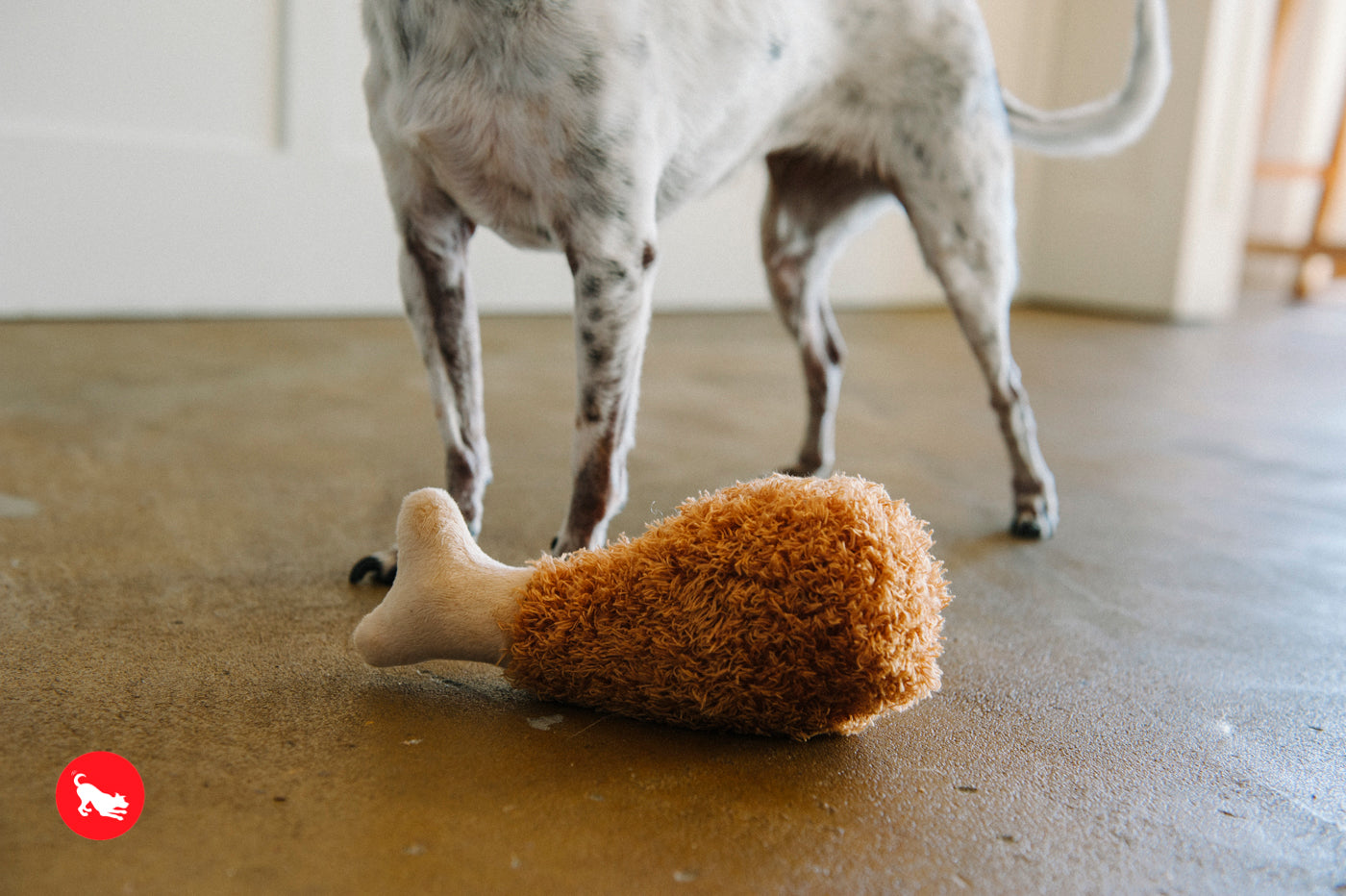 American Classic® El Pollo Frito Plush Dog Toy by Pet P.L.A.Y. - Soft & Durable Chew Toy for Small & Large Dogs - Perfect for Playtime, Training & Cuddling