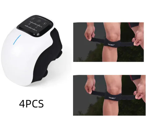 KneeRelief Pro Massager - Electric Knee Pain Relief & Therapy for Arthritis, Joint Pain - Portable Heating Pad for Home, Office & Travel Use