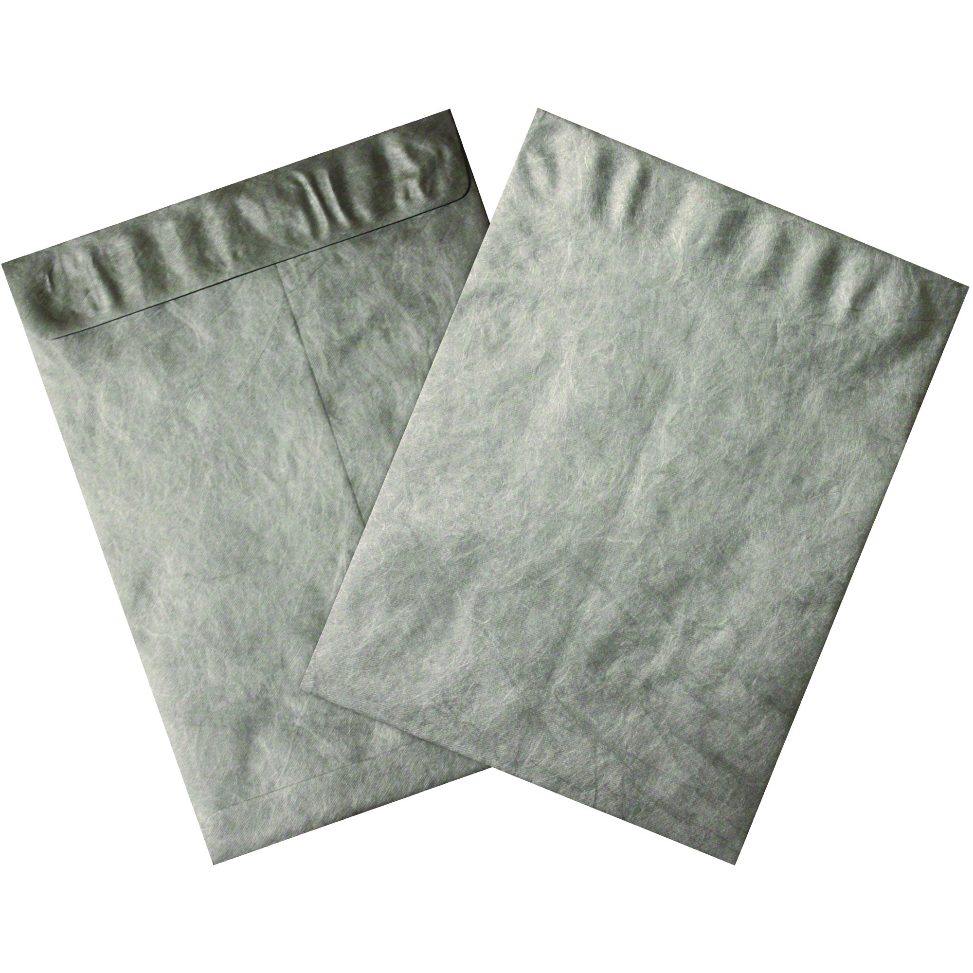 Partners Brand PTYC912S 9x12 Inches Silver Tyvek Envelopes - Waterproof, Tear-Resistant, Lightweight (Pack of 100) for Mailing, Shipping, Document Protection & Secure Storage