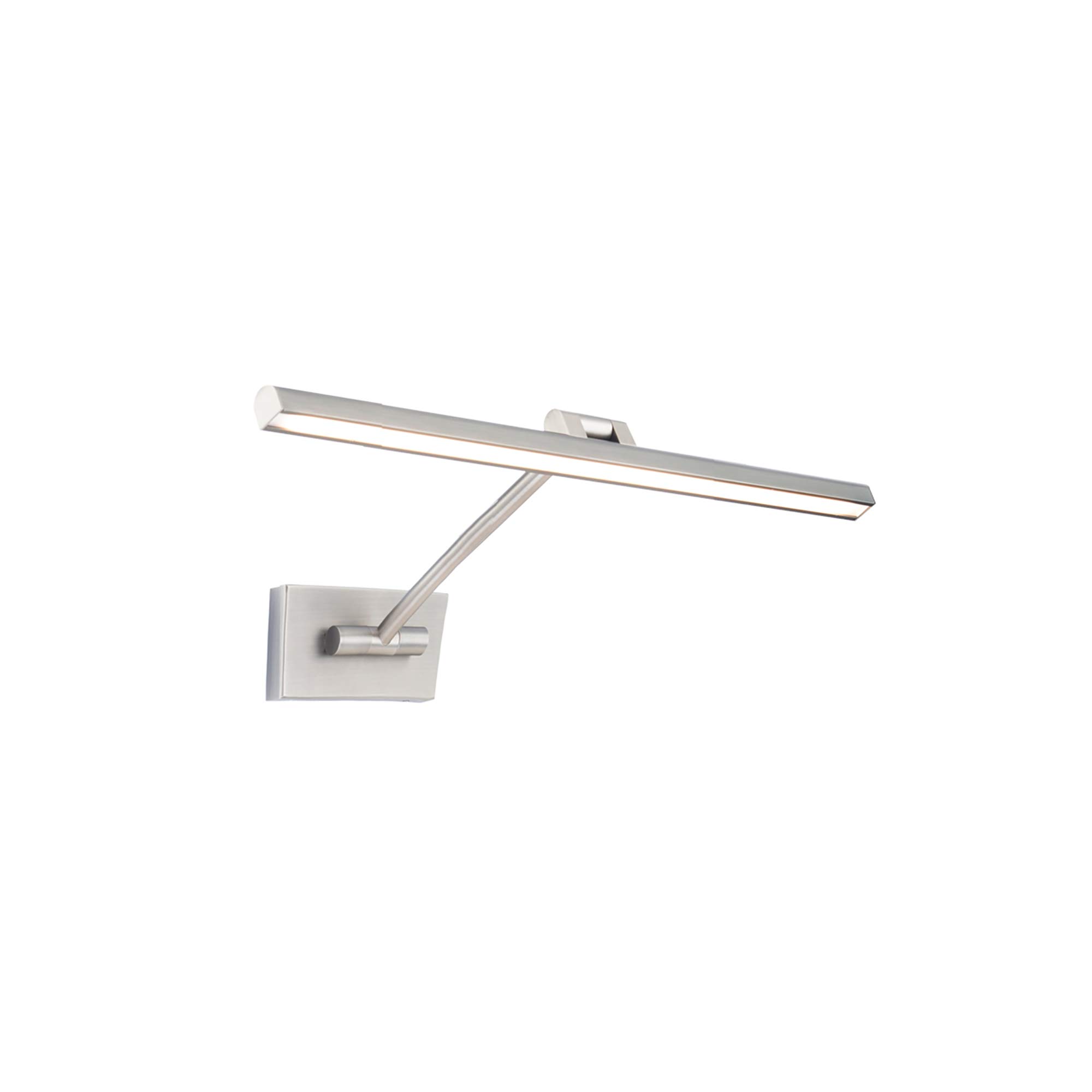 WAC Lighting DweLED Reed 25 Inch Adjustable LED Picture Light - 3000K Warm White, Brushed Nickel Finish - Perfect for Artwork, Gallery Walls & Home Decor Lighting