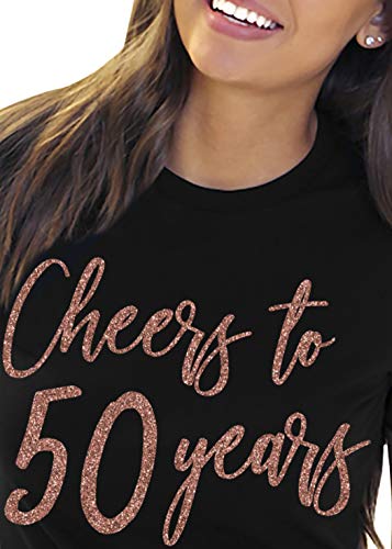Cheers to 50 Years Tee (Black)