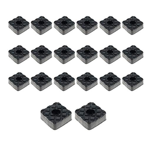 Square Black 22mm X 22mm
