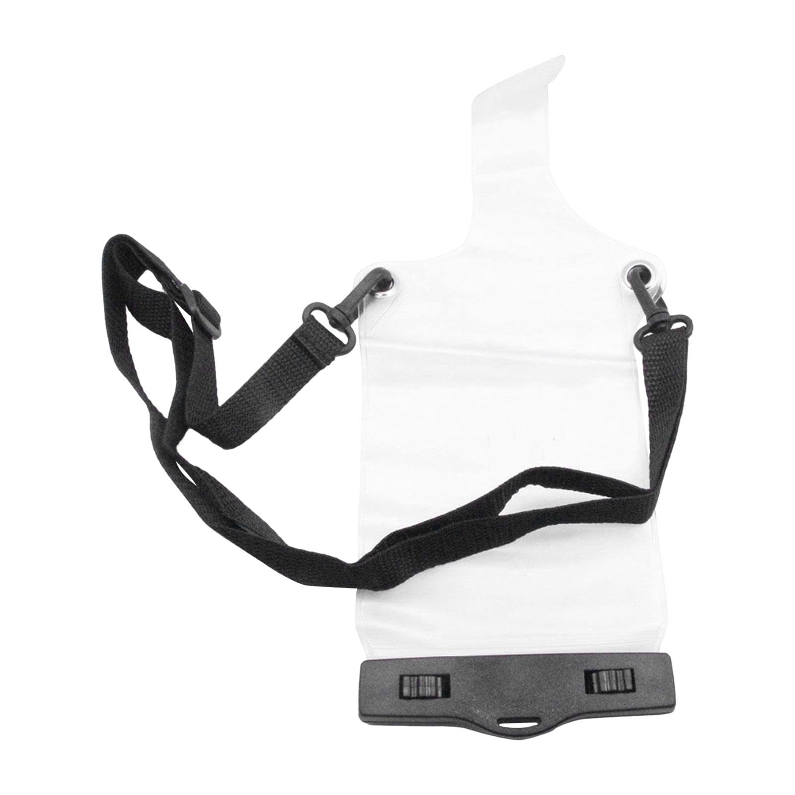 Vaveren Waterproof Two Way Radio Protective Case - Dustproof PVC Transparent Cover with Adjustable Strap - Ideal for Outdoor, Hiking, Construction & Emergency Communication