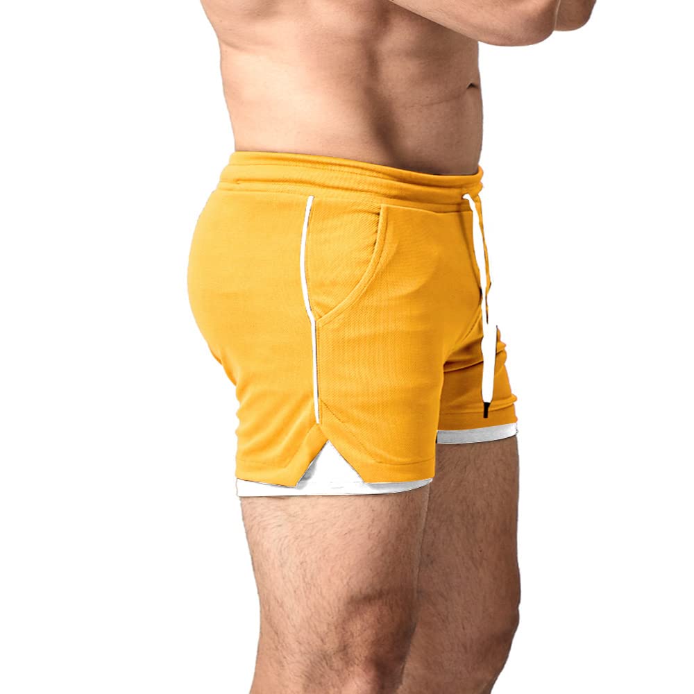 EVERWORTH Men's 2-in-1 Workout Shorts 5