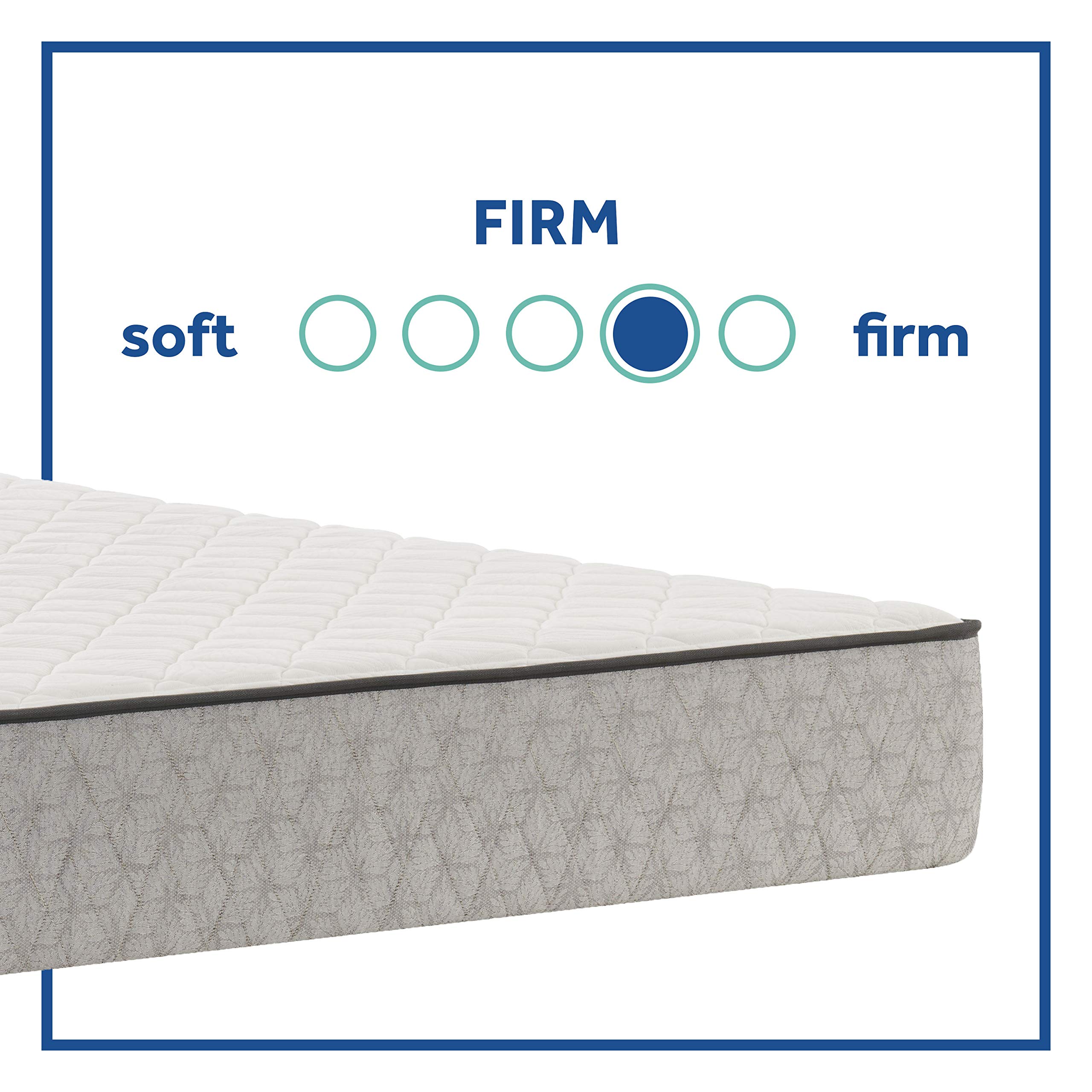 Sealy Essentials Spring Osage Firm Feel Mattress - Twin XL Size, Supportive & Comfortable for Back Pain Relief - Perfect for Guest Rooms, Dorms & Small Spaces