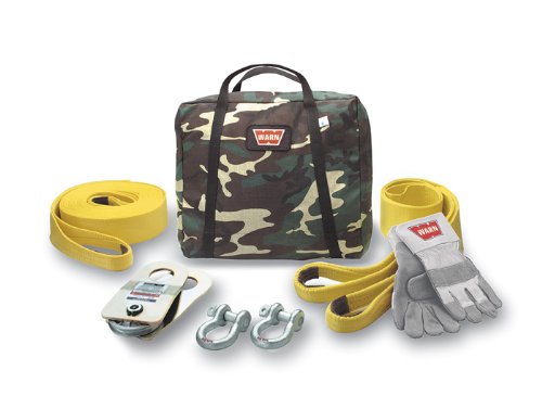 WARN 37880 Medium Duty Winch Accessory Kit - Heavy Duty Off-Road Recovery Gear for Trucks & Jeeps - Perfect for Towing, Off-Roading & Emergency Situations