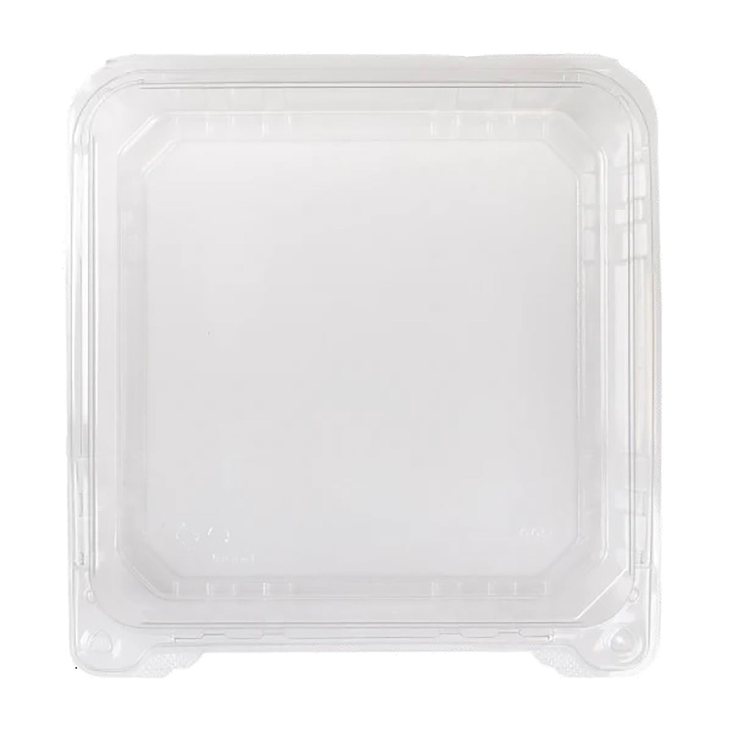 9x9 PET Hinged Plastic Containers with Lids - 100 Pack | Food Storage, Meal Prep, Leftovers & Organizing Small Items