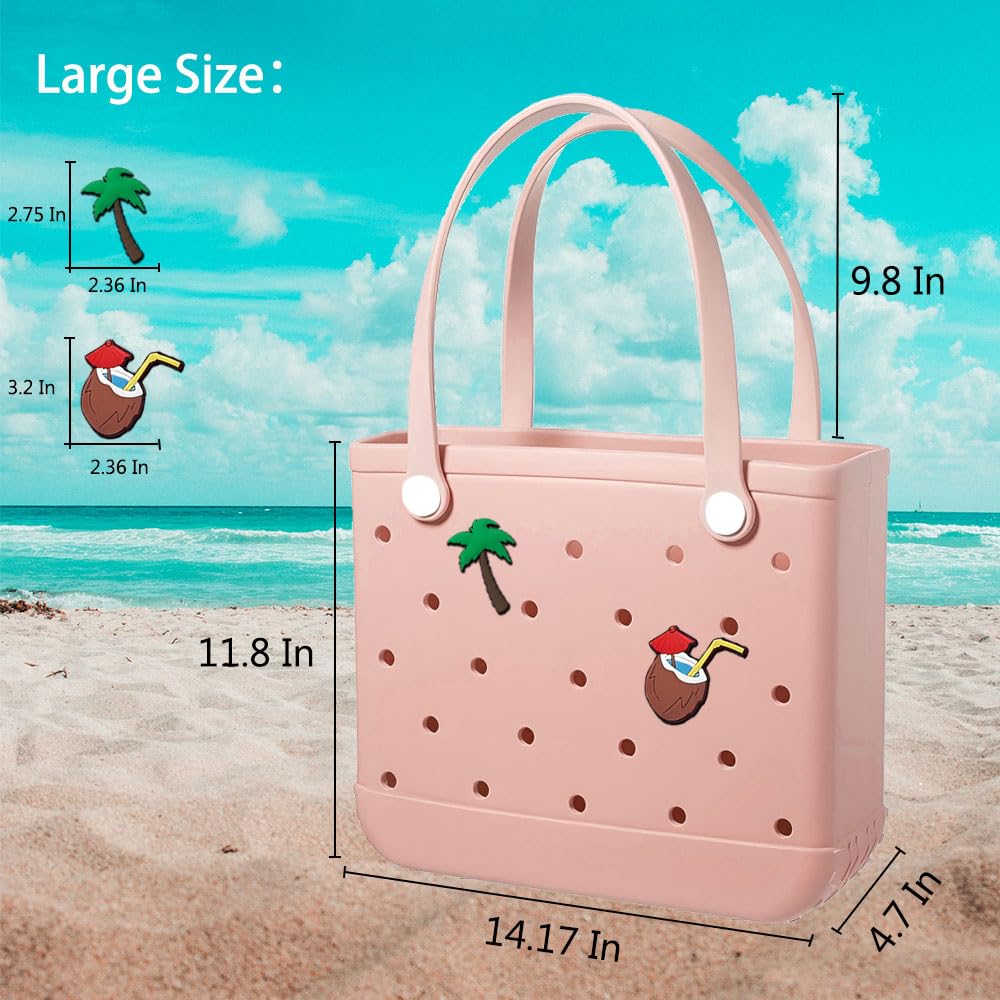 Waterproof Beach Tote Bag for Women - Sandproof Travel & Handbag for Outdoors