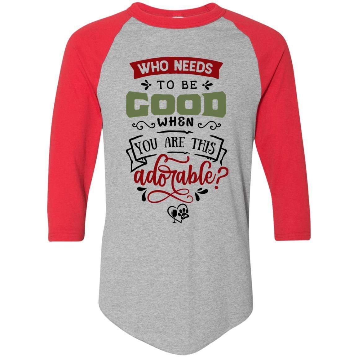 WineyBitches.Co Colorblock Raglan Jersey - Stylish Women's Baseball Tee for Casual Outings & Weekend Wear