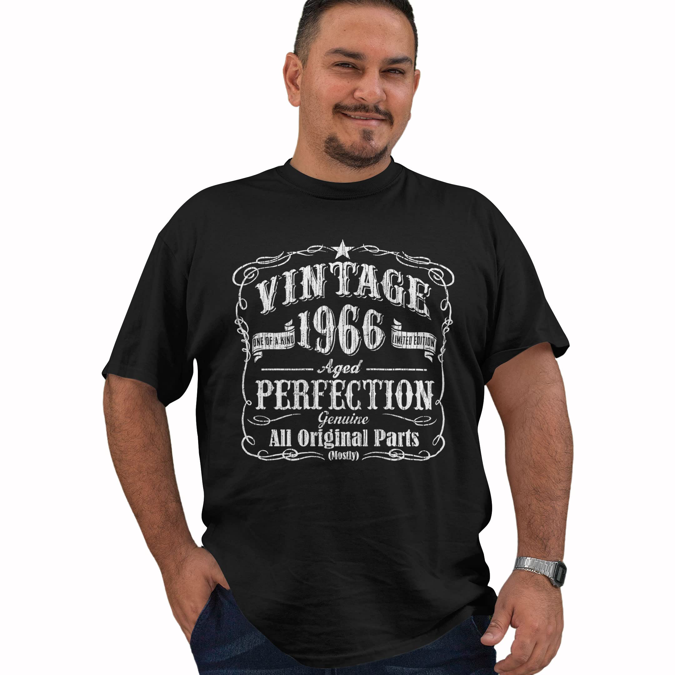 Vintage 1960s Birthday T-Shirt for 62nd Birthday - 60 Year Old Retro Style Cotton Tee - Perfect for Birthday Parties & Milestone Celebrations