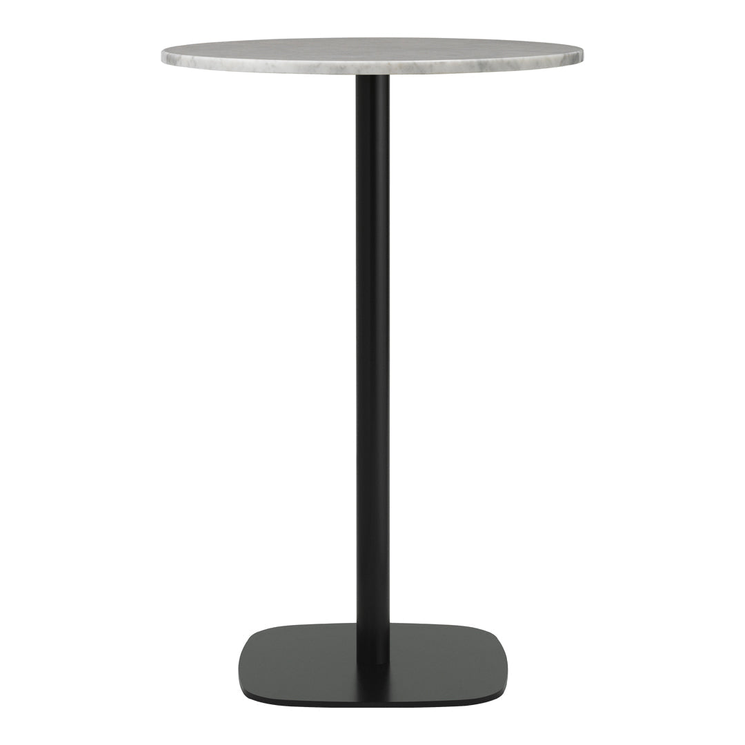 Round Cafe Table - Bar & Counter Height for Kitchen, Dining Room & Outdoor Patio Use