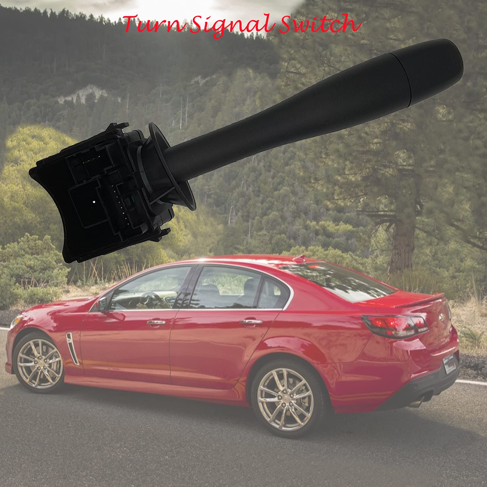 Turn Signal Switch & Headlamp Dimmer Blinker Lever Compatible with 2006-2012 Chevy Malibu, 2006-2010 Pontiac G6, 2007-2009 Saturn Aura - Replaces 20940369, SW8004, D6253E - Perfect for DIY Car Repairs & Vehicle Maintenance