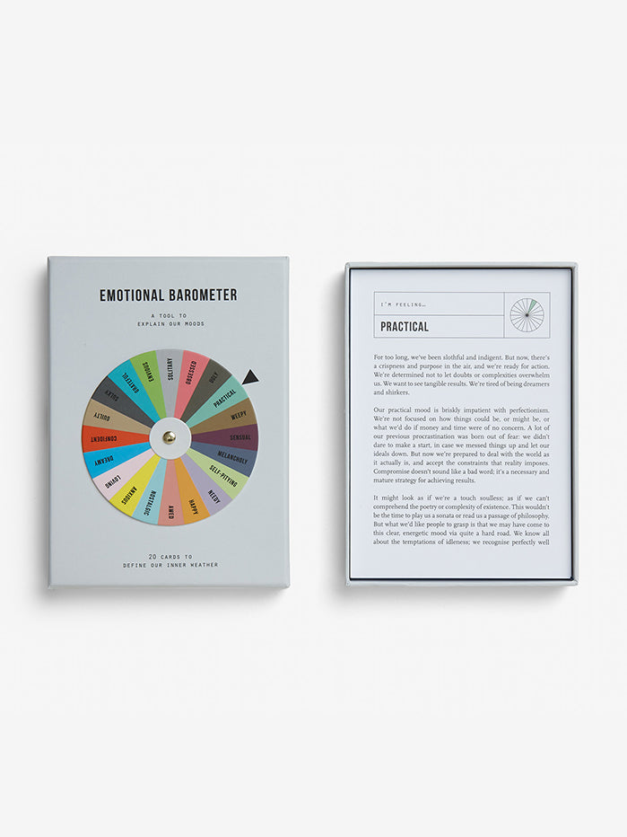 Emotional Barometer Cards - Self-Reflection & Mental Health Tool for Therapy, Counseling & Personal Growth | Perfect for Therapists, Counselors & Self-Care at Home or Office