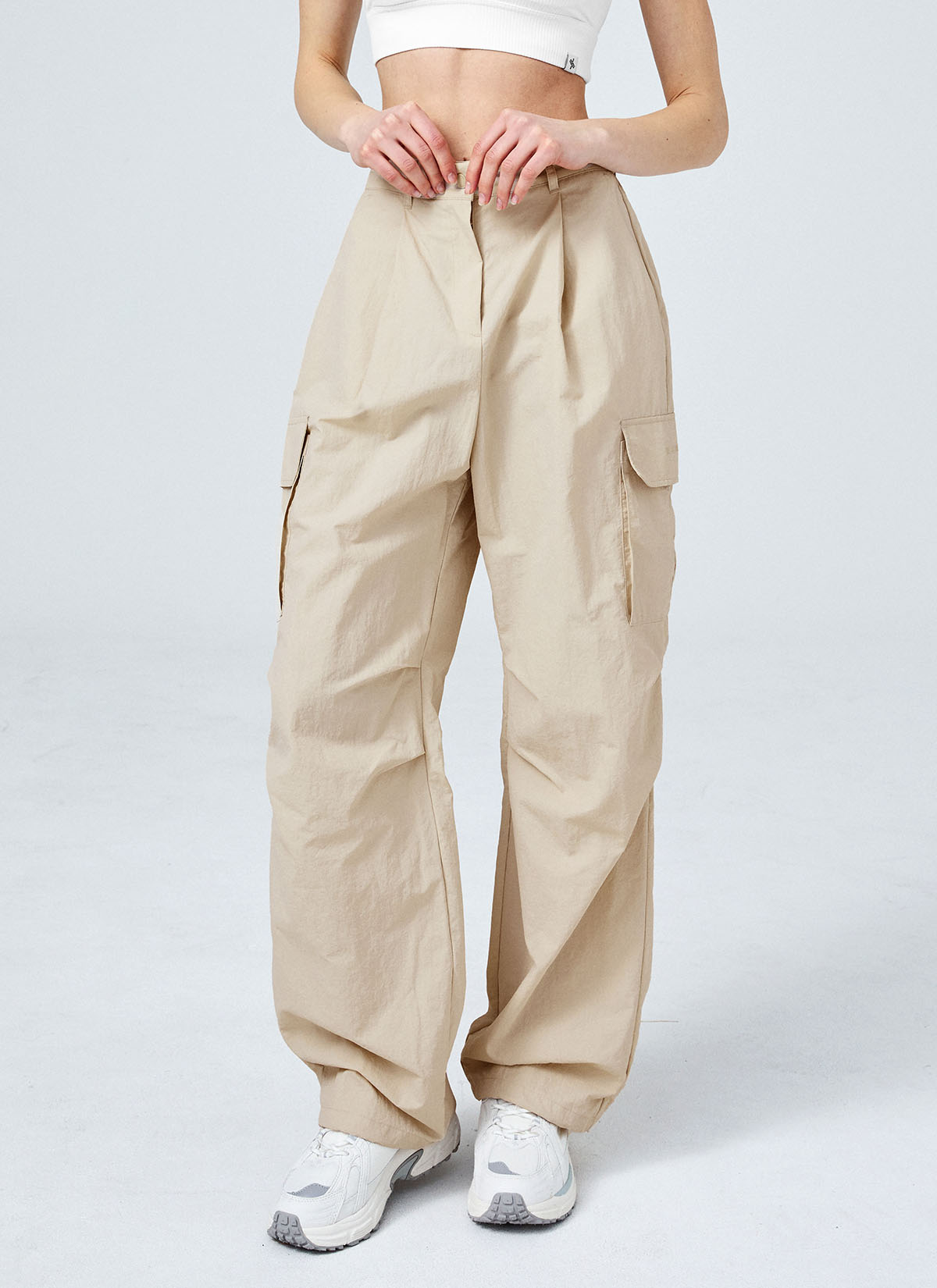 Comfortable Utility Wide Leg Pants for Women - Stretchy Casual Lounge Pants for Home, Work & Travel | Plus Size Options Available