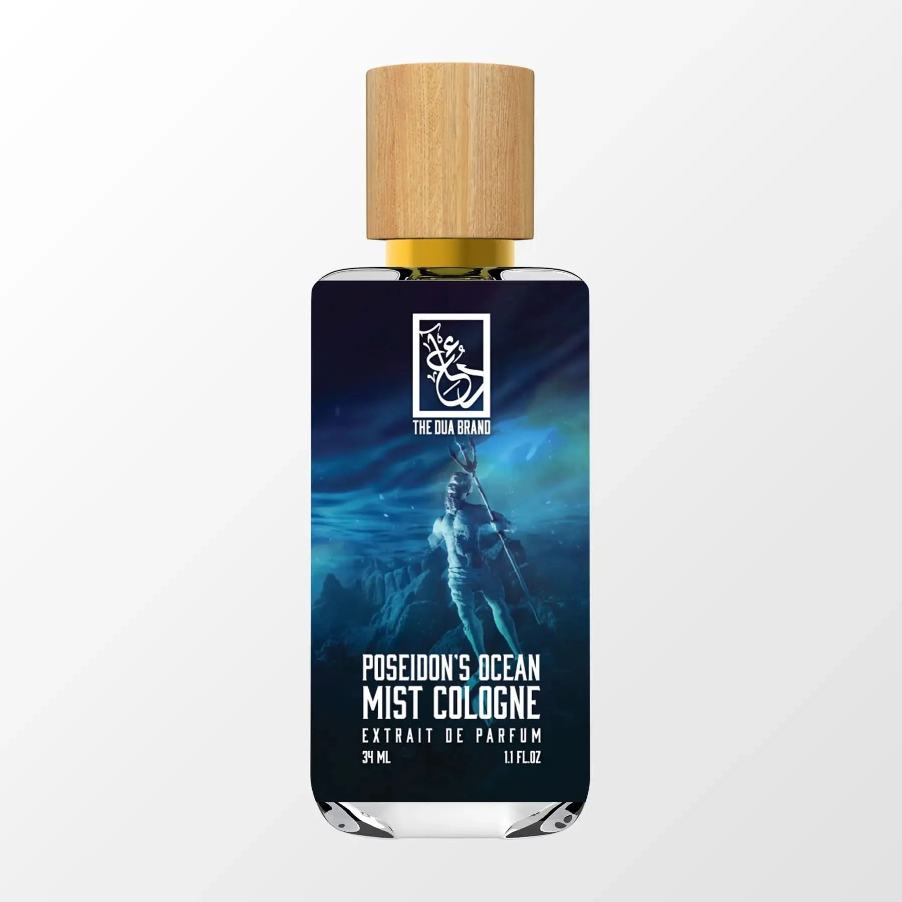 Poseidon's Ocean Mist Cologne for Men - Fresh Aquatic Fragrance with Long Lasting Scent - Perfect for Daily Wear, Date Night & Special Occasions