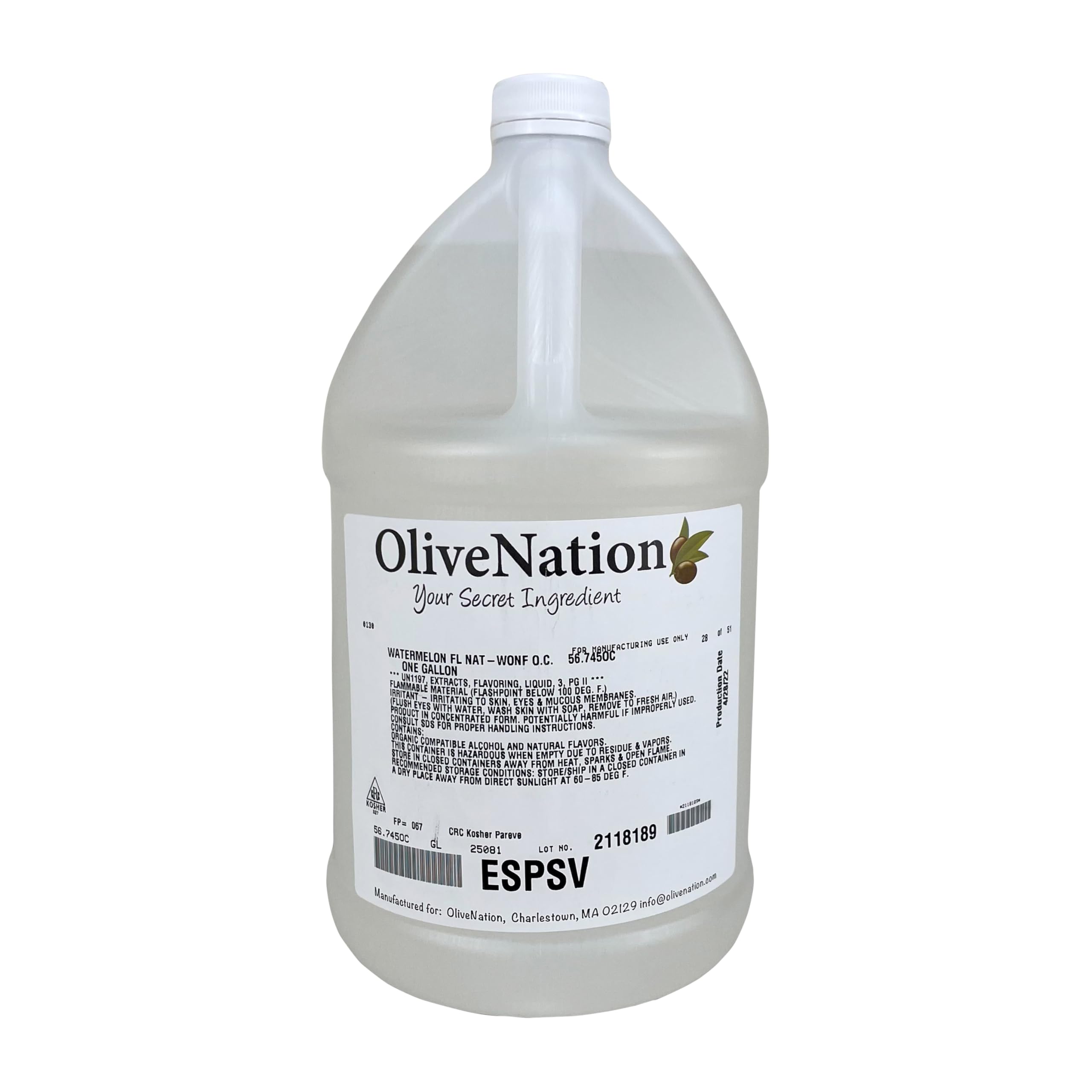 OliveNation Natural Watermelon Extract - 4 oz Pure Fruit Flavoring for Baking, Smoothies, Cocktails & Fruit Salads - Premium Food Grade Extract for Desserts, Drinks & Recipes