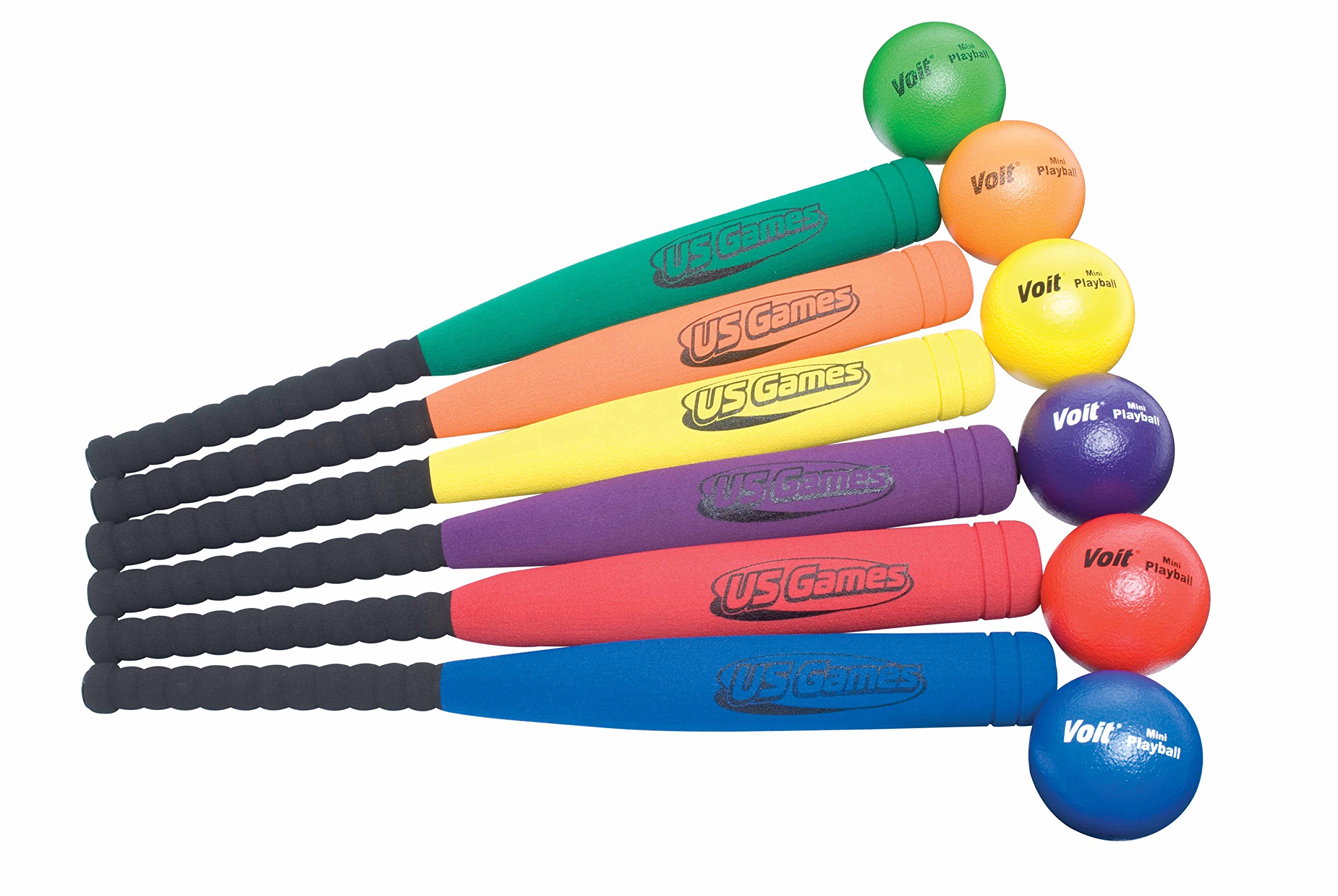 Best Foam Bats and Balls Set for Kids - Safe Soft Baseball Toy for Indoor/Outdoor Play - Perfect for Backyard Games, Birthday Parties & School PE Activities