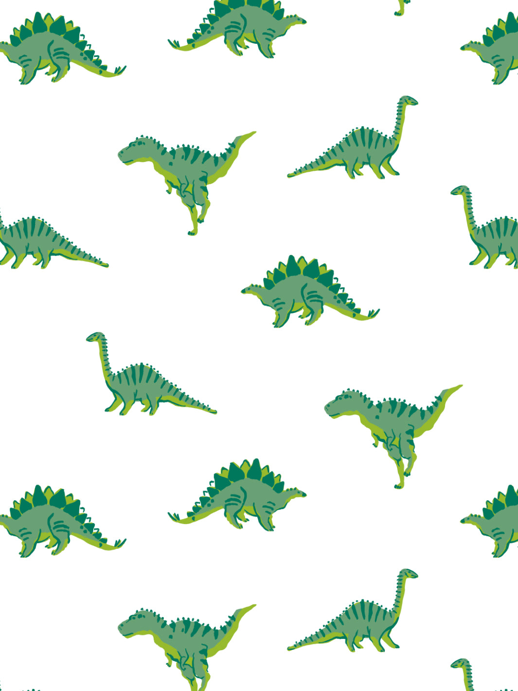El Dorado Dinos Wallpaper by Tea Collection - Green Dinosaur Themed Wall Decor for Kids Room & Nursery