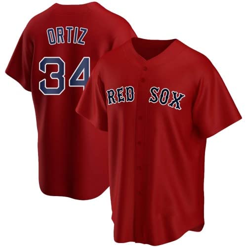 Youth David Ortiz Boston Red Sox Red Alternate Replica Jersey - Official MLB Baseball Fan Gear for Kids & Teens - Perfect for Games, Parties & Sports Events