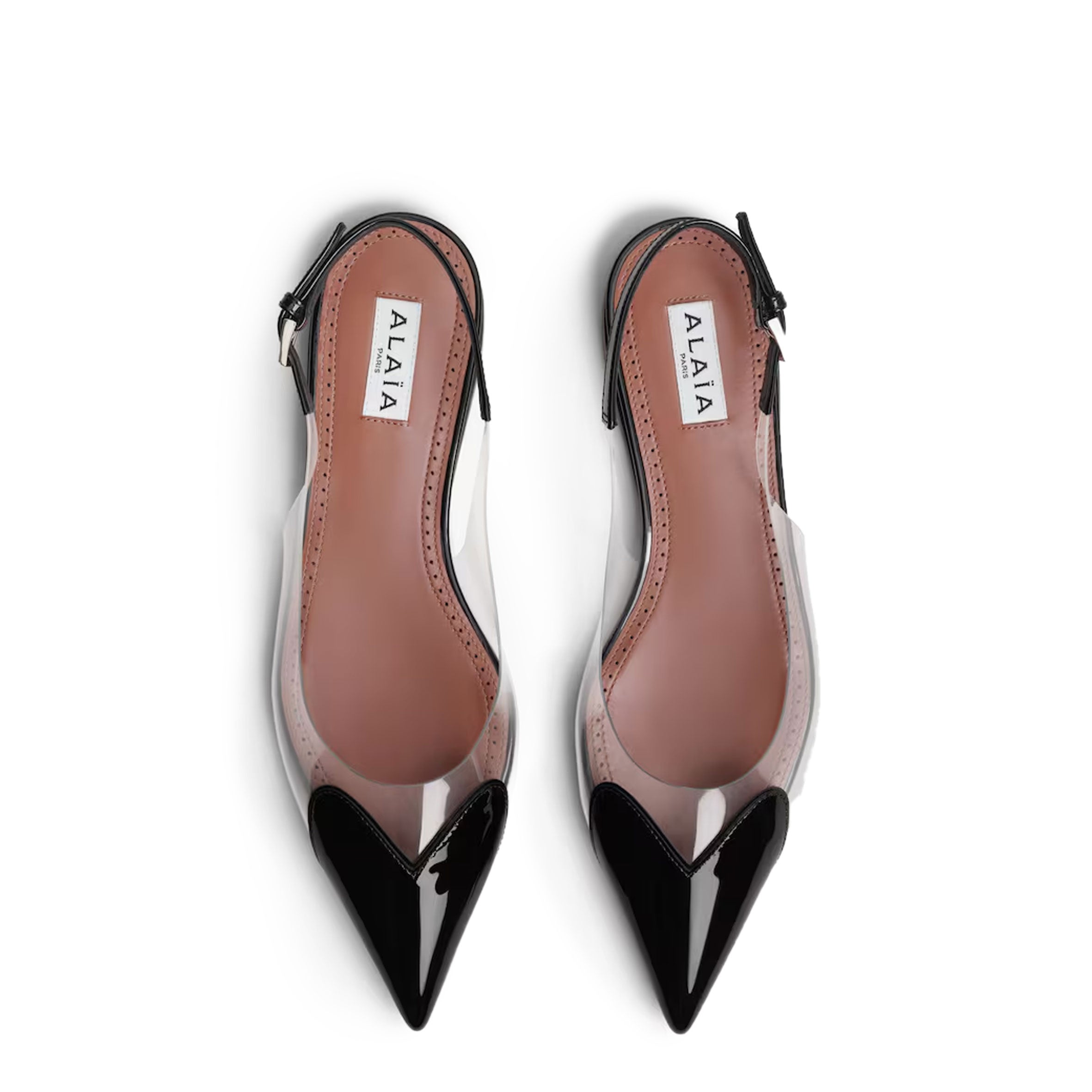 Black Heart Flat Slingback Shoes - Comfortable Women's Sandals for Casual Wear, Date Night & Summer Outfits