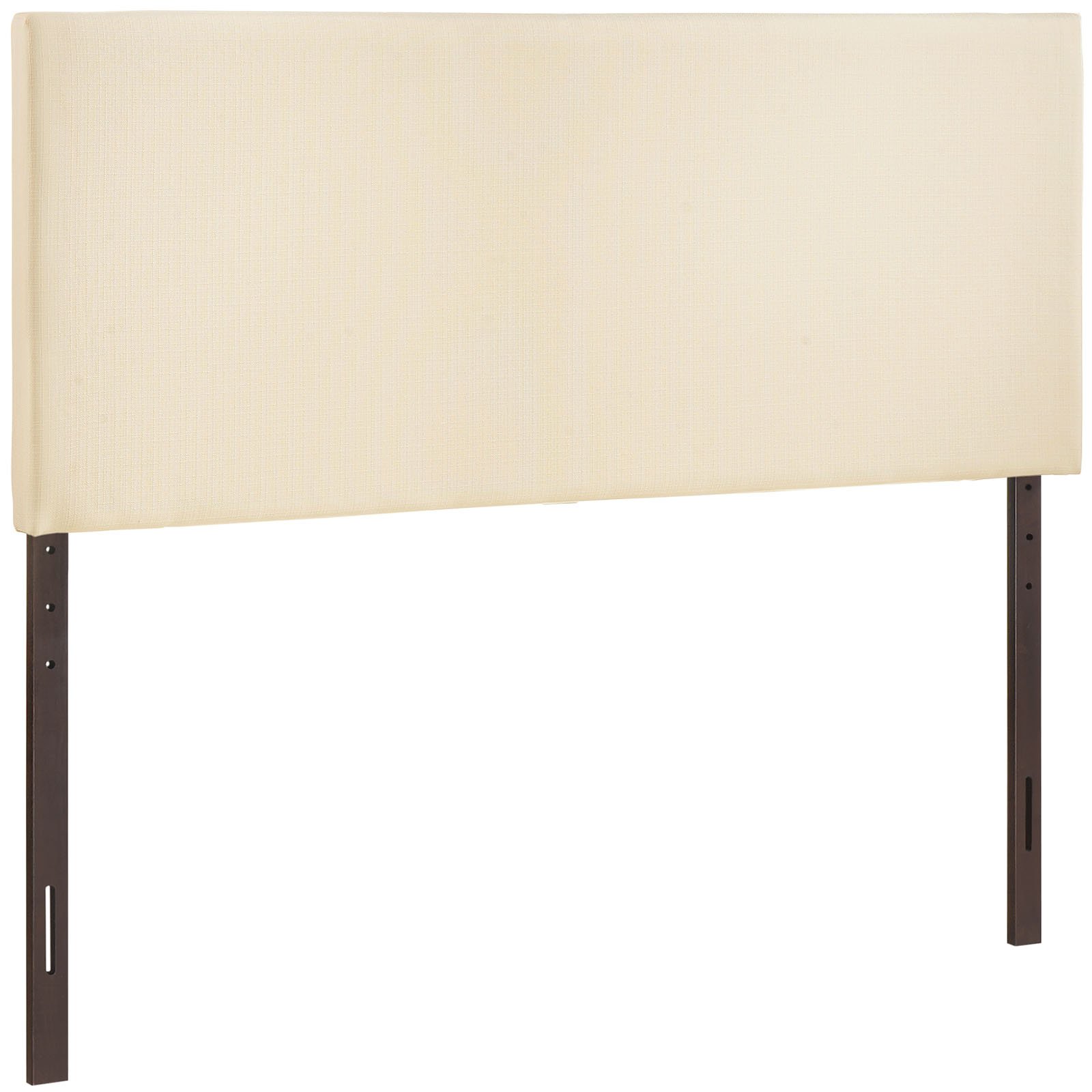 Modway Region Linen Fabric Upholstered Queen Headboard in Ivory - Elegant Bedroom Decor for Modern Homes & Hotels | Soft & Durable Upholstered Headboard with Easy Assembly