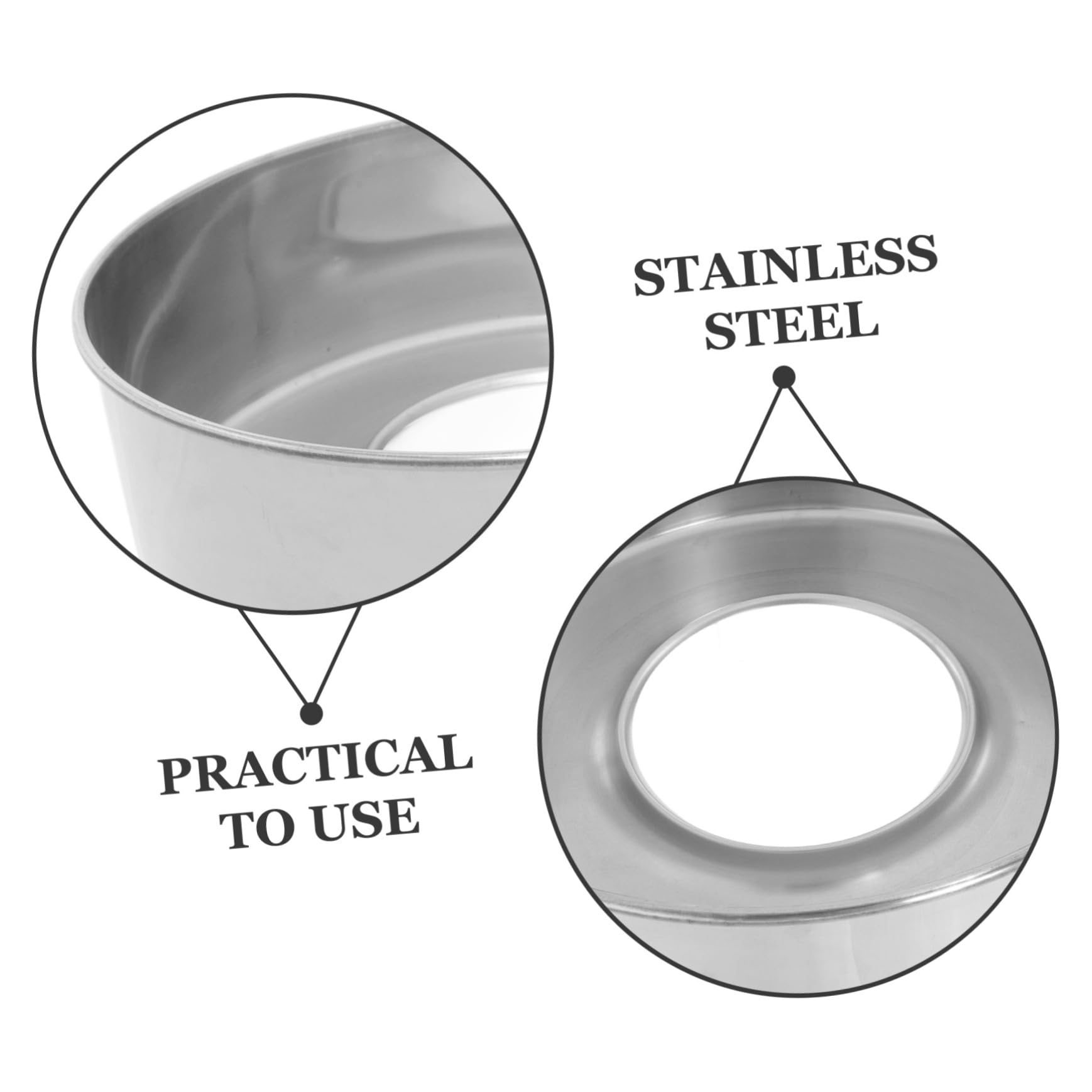 PRETYZOOM 38cm Stainless Steel Cotton Candy Machine Bowl - Replacement Basin for Candy Floss Maker, Commercial & Home Use - Perfect for Parties, Carnivals, and Dessert Shops