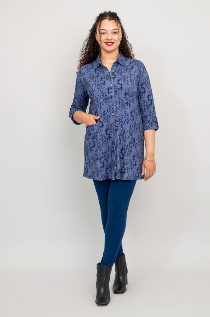 Charlie Tunic - Soft Bamboo Fabric Mexican Style Blouse for Women | Perfect for Summer Vacations & Boho Chic Outfits