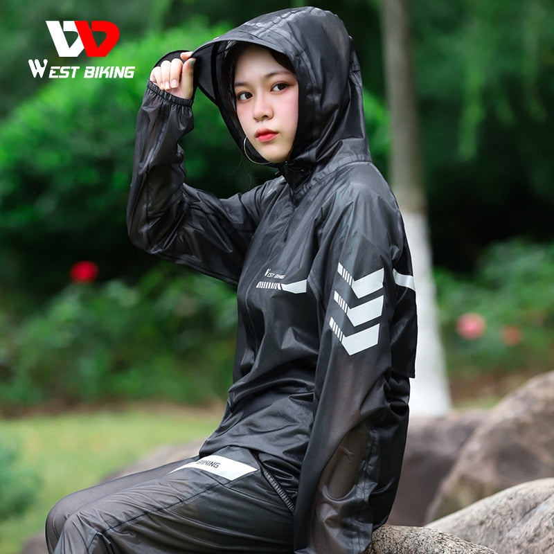 Waterproof Windproof Bicycle Raincoat - Lightweight Cycling Jacket for Mountain & Road Bikes | Ideal for Commuting, Hiking & Outdoor Sports