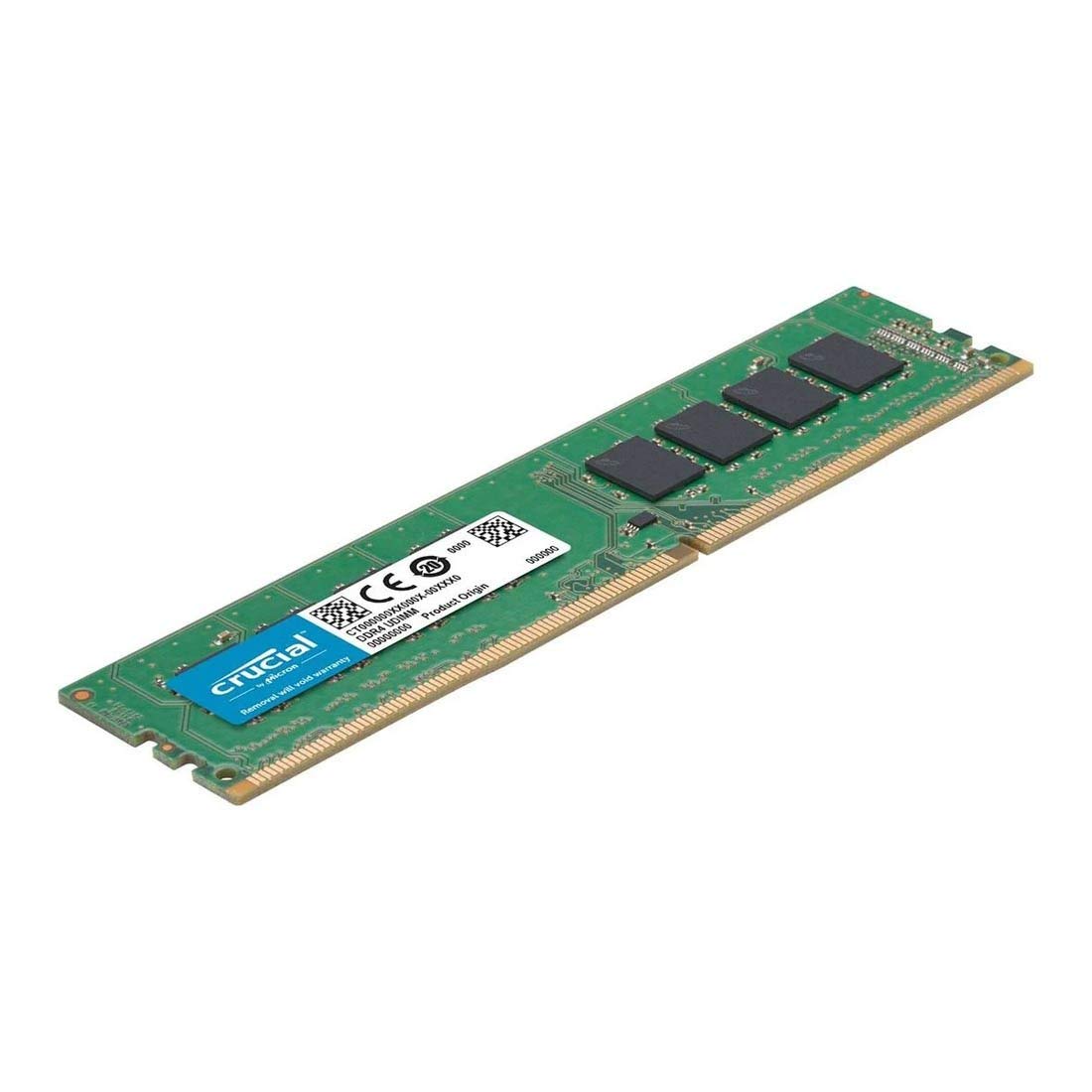 Crucial Basics 16GB DDR4 2666MHz Desktop RAM - 1.2V CL19 UDIMM 288-Pin Memory Module (Green) | Upgrade for Gaming PC, Workstation & Home Office Computers