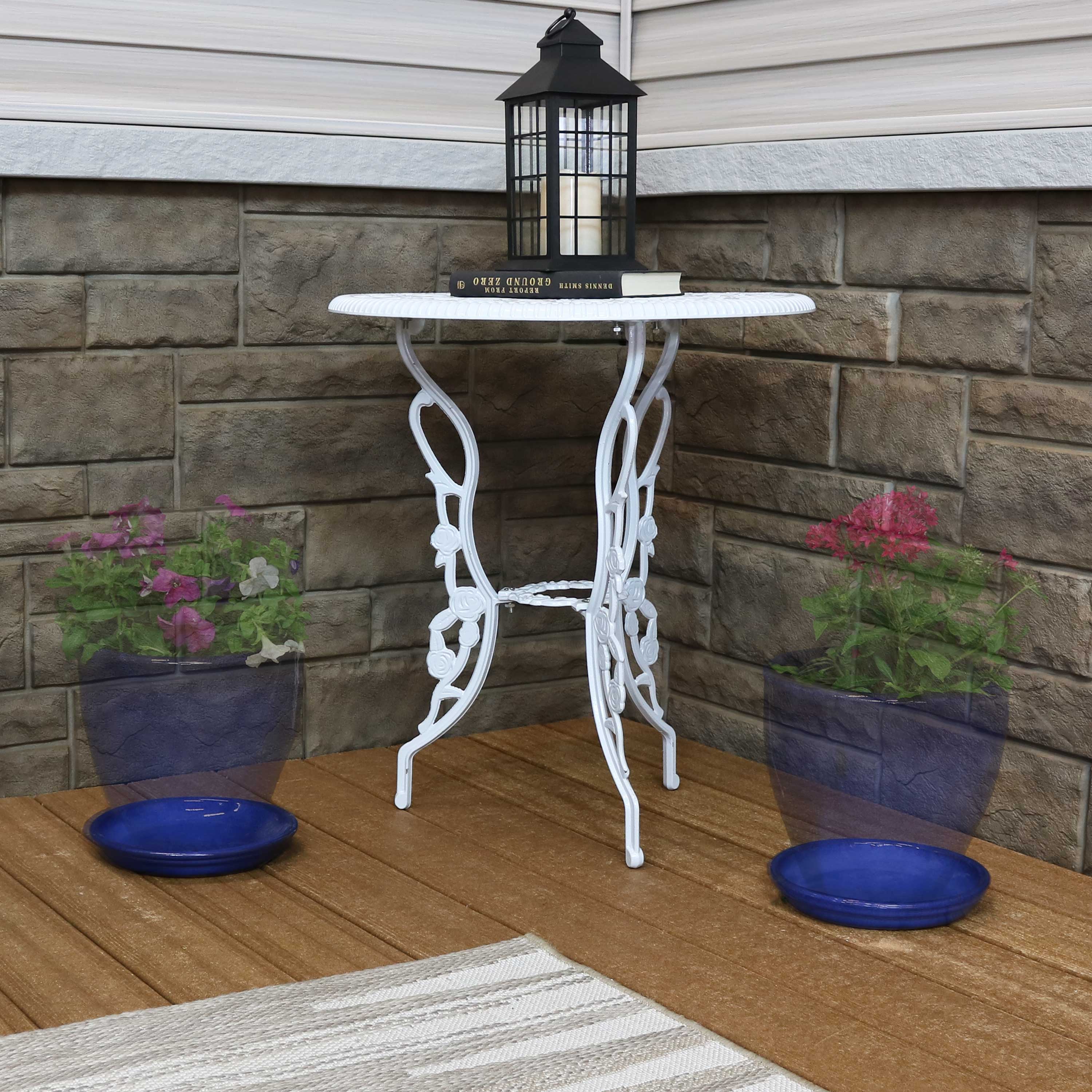 Sunnydaze 4-Pack Glazed Ceramic Plant Saucers for Indoor & Outdoor Potted Plants – Perfect for Home, Garden, and Patio Decor