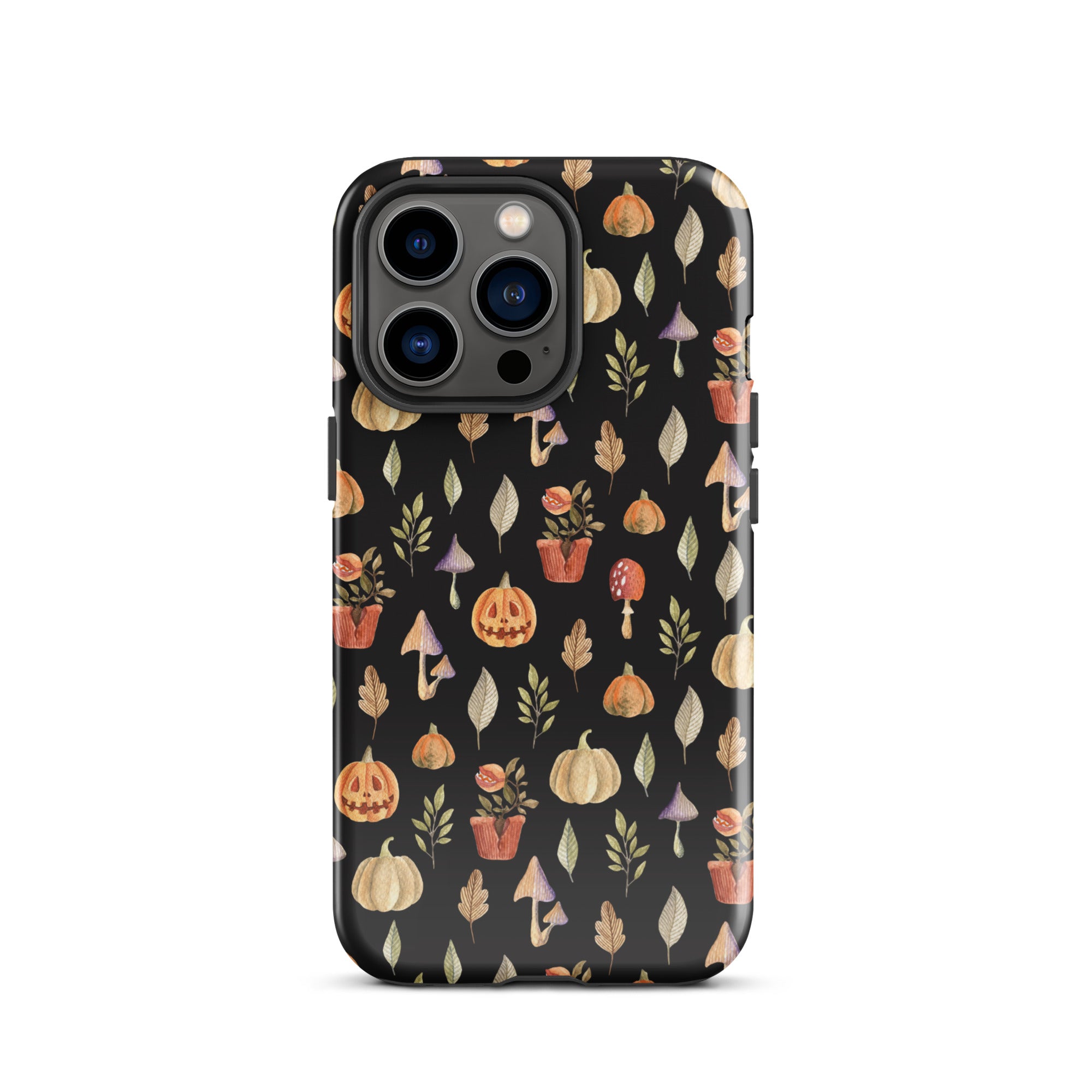 Spooky Halloween Premium iPhone Case - Durable Protective Cover for iPhone 13/14/15 Pro Max - Perfect for Fall Festivals, Trick or Treating & Seasonal Celebrations