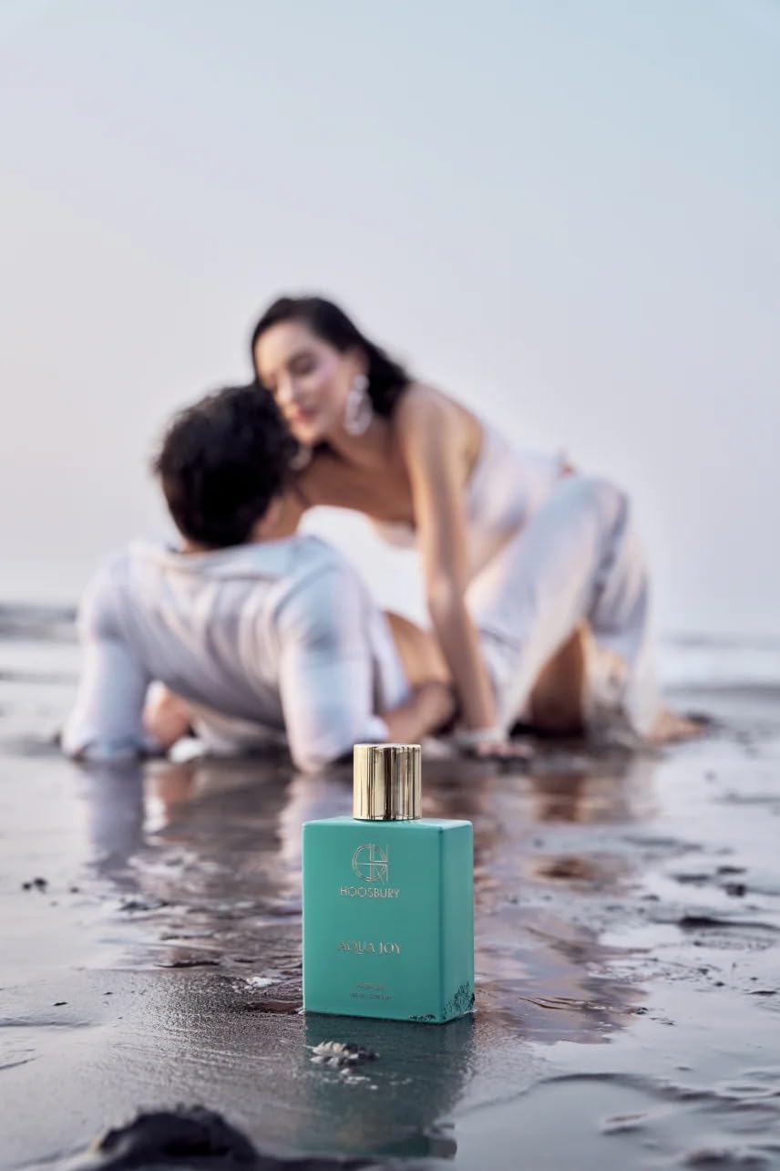 Luxury Aqua Joy Arabian Perfume for Women & Men - Unisex Long Lasting Amber Cologne - 3.38 oz Eau de Parfum - Perfect for Date Night, Office & Special Occasions