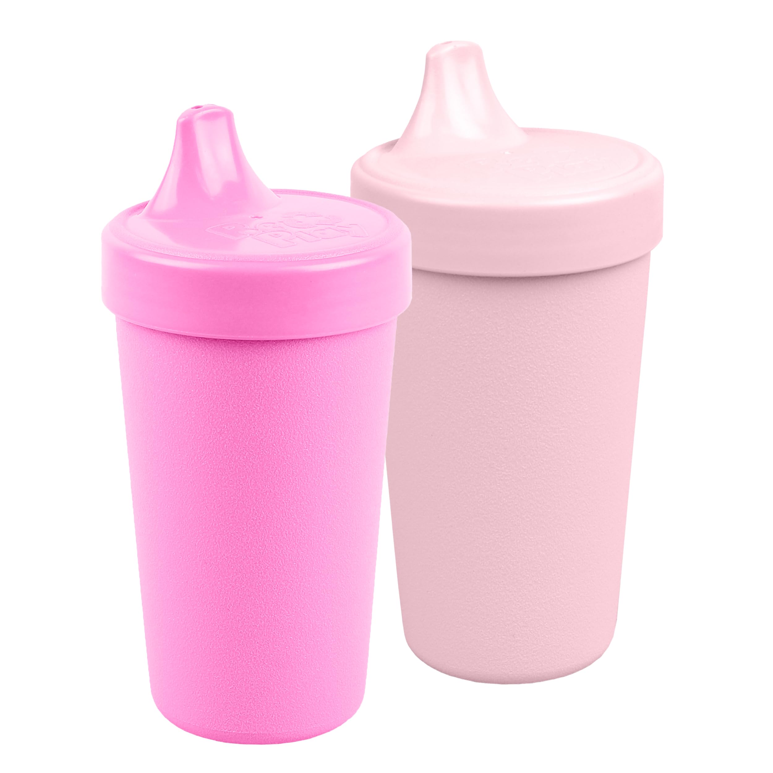 Re-Play USA Made 2-Pack Toddler Sippy Cups 10oz - BPA-Free Spill-Proof Kids Cups for Daycare & Travel - Dishwasher & Microwave Safe Hard Spout Sippy Cups 3.13