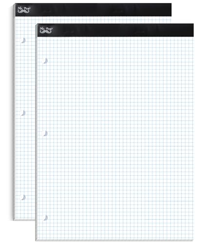 White 3-Hole Punched