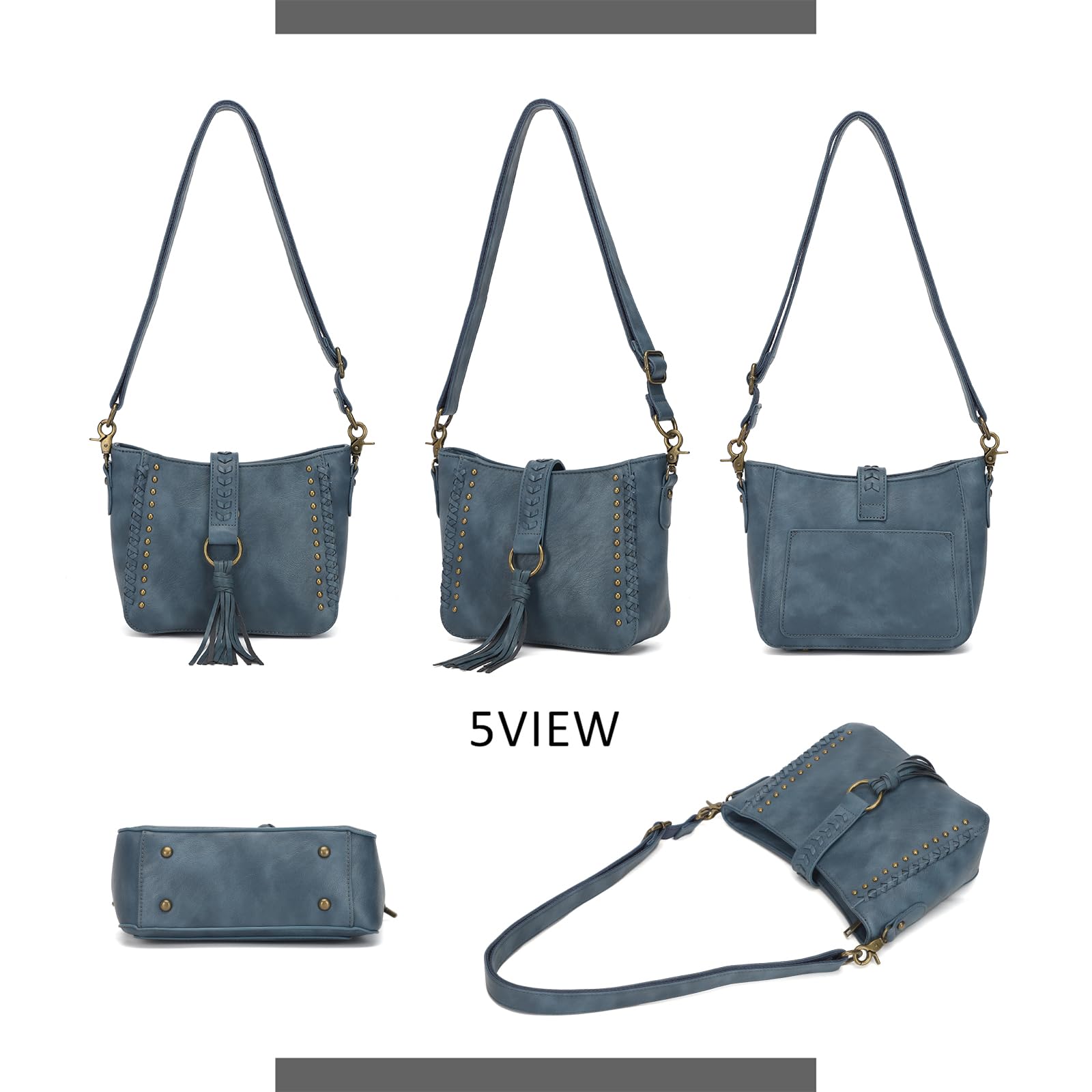 Stylish Vegan Leather Tote Bag for Women - Large Shoulder Purse Hobo Handbag, Perfect for Work, Travel & Everyday Use