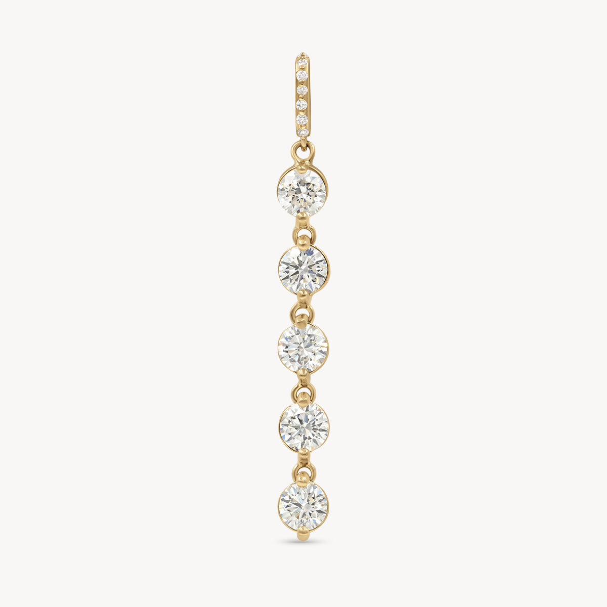 Customizable Diamond Trail Lariat Necklace - Elegant Adjustable Gold/Silver Chain with Sparkling Crystals for Women | Perfect for Weddings, Parties & Date Nights