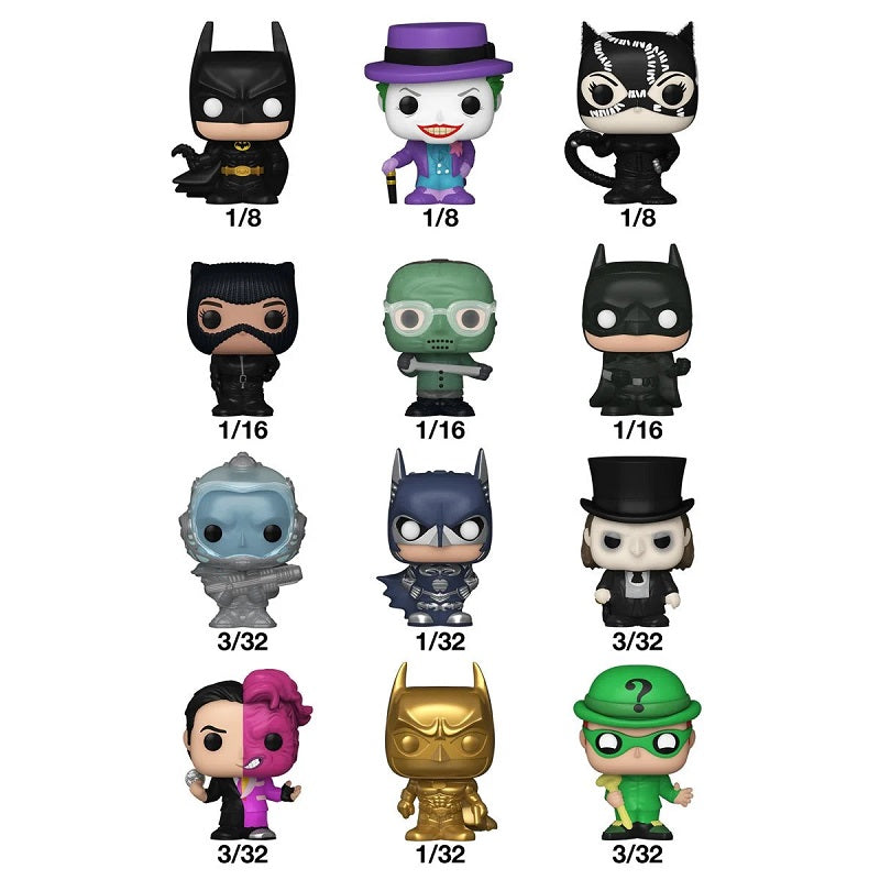 Bitty Pop! Batman 85th Anniversary Collectible Blind Box - Fun Surprise Toy for DC Comics Fans, Birthday Gifts & Office Desk Decor