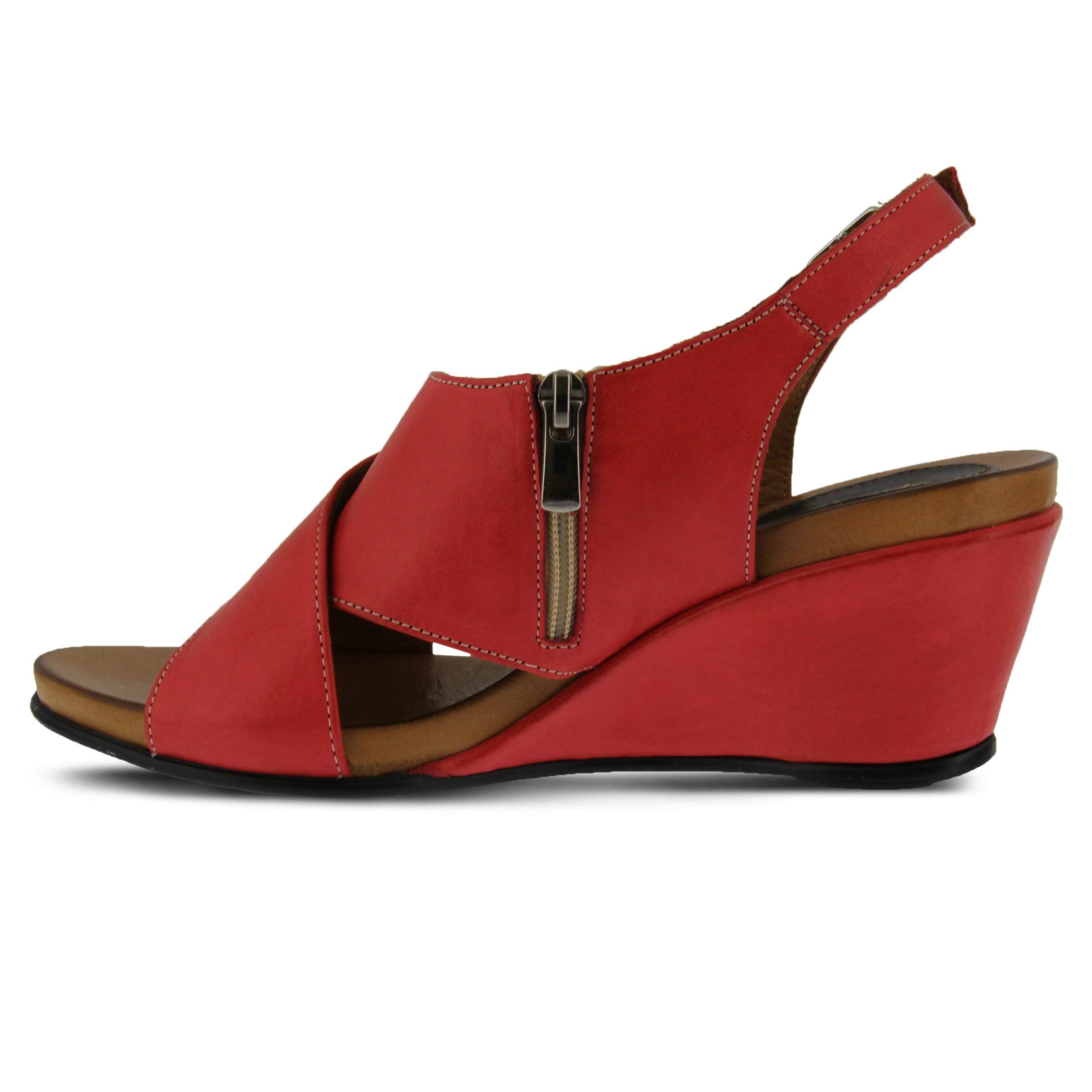 Spring Step Women's Caronise Comfort Wedge Sandals - Breathable & Lightweight Summer Shoes for Beach, Walking, and Casual Outfits