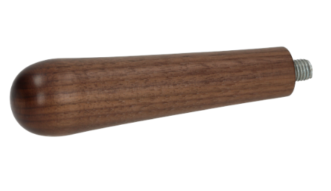 Premium Walnut Wood Filter Holder Handle - Smooth Style for Coffee & Espresso Brewing | Durable & Elegant Kitchen Accessory