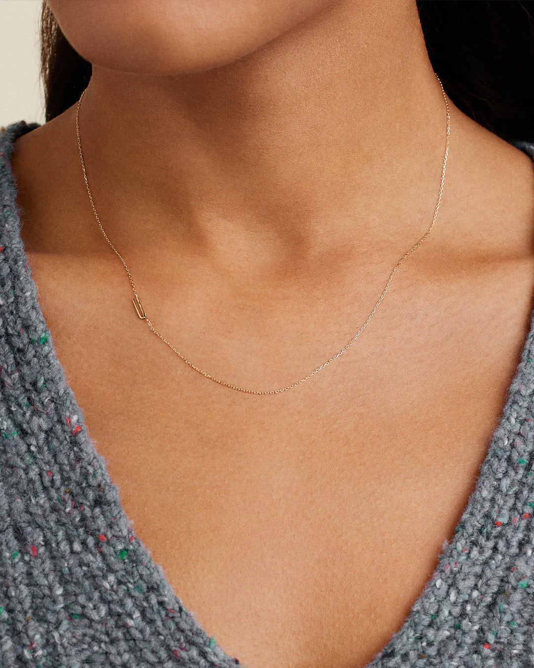 14K Gold Alphabet Necklace - Personalized Initial Pendant Jewelry for Women - Perfect for Gifts, Birthdays & Everyday Elegance