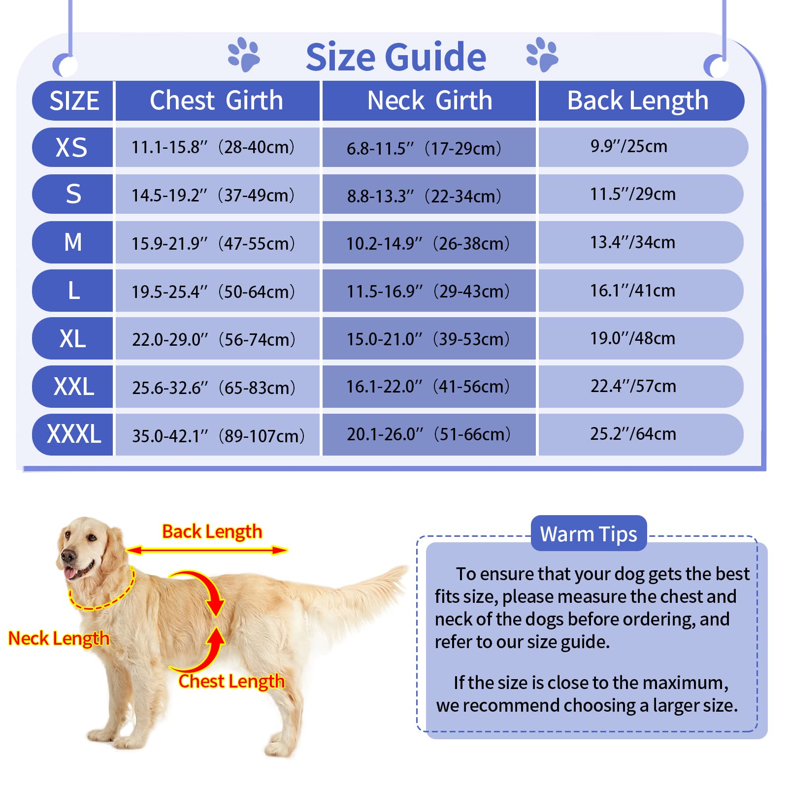 Malier Classic Plaid Fleece Dog Winter Coat - Windproof Warm Dog Jacket with Pocket for Small Medium Large Dogs (Blue, Medium) | Cold Weather Pet Apparel for Outdoor Walks & Winter Adventures