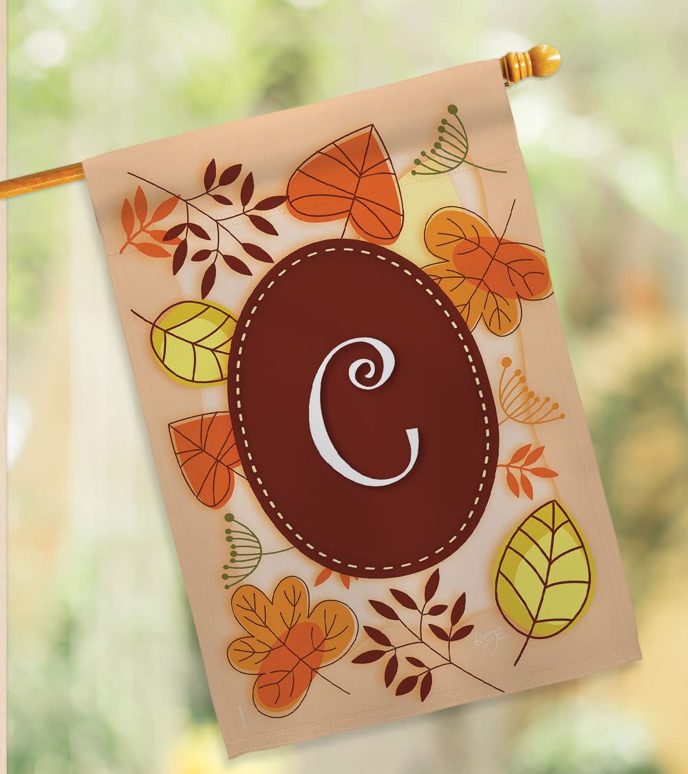 Autumn C Initial House Flag Set - 28