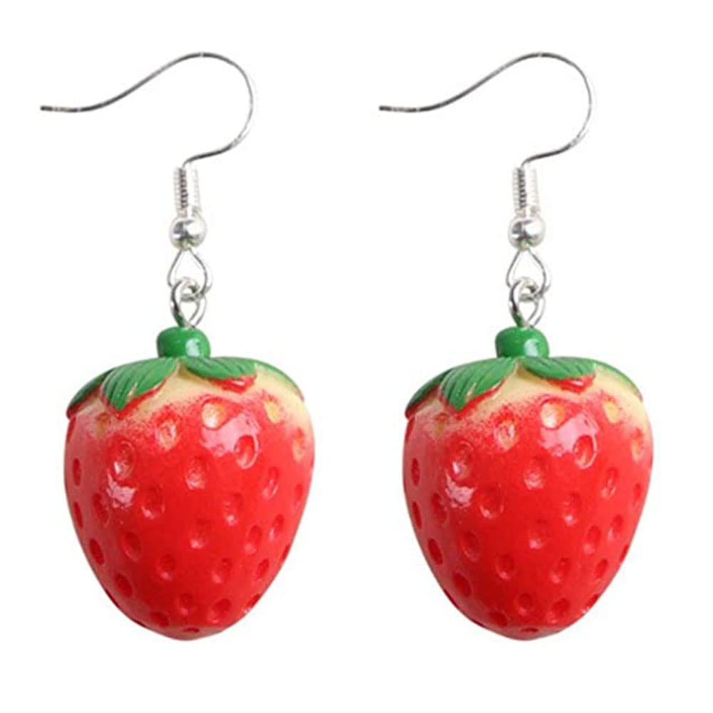 Sweet Strawberry Pineapple Lemon Watermelon Mushroom Cute Kawaii Earrings for Women & Girls - Perfect for Summer Outfits, Parties & Gifts